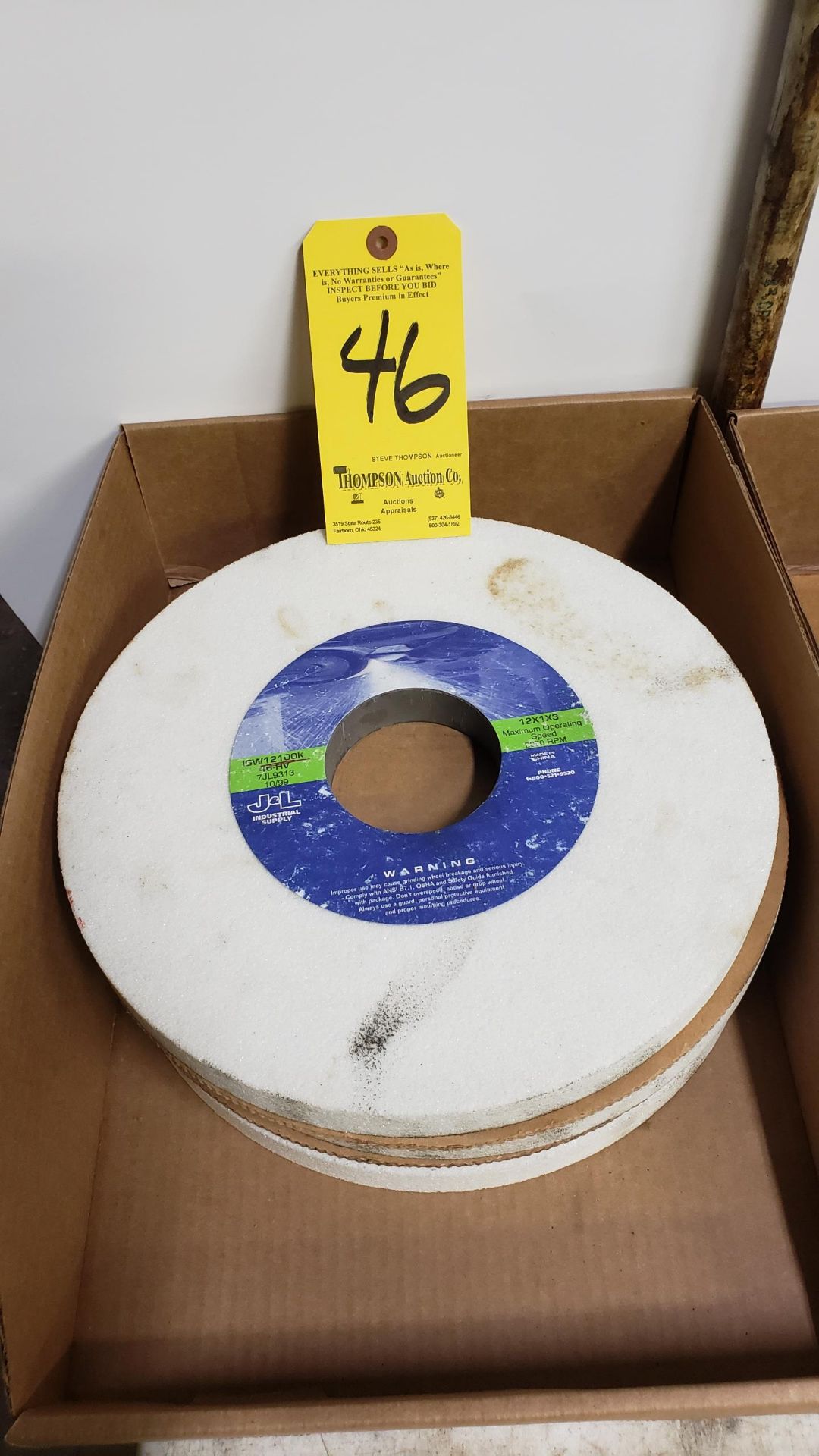 12" x 1" x 3" Grinding Wheels