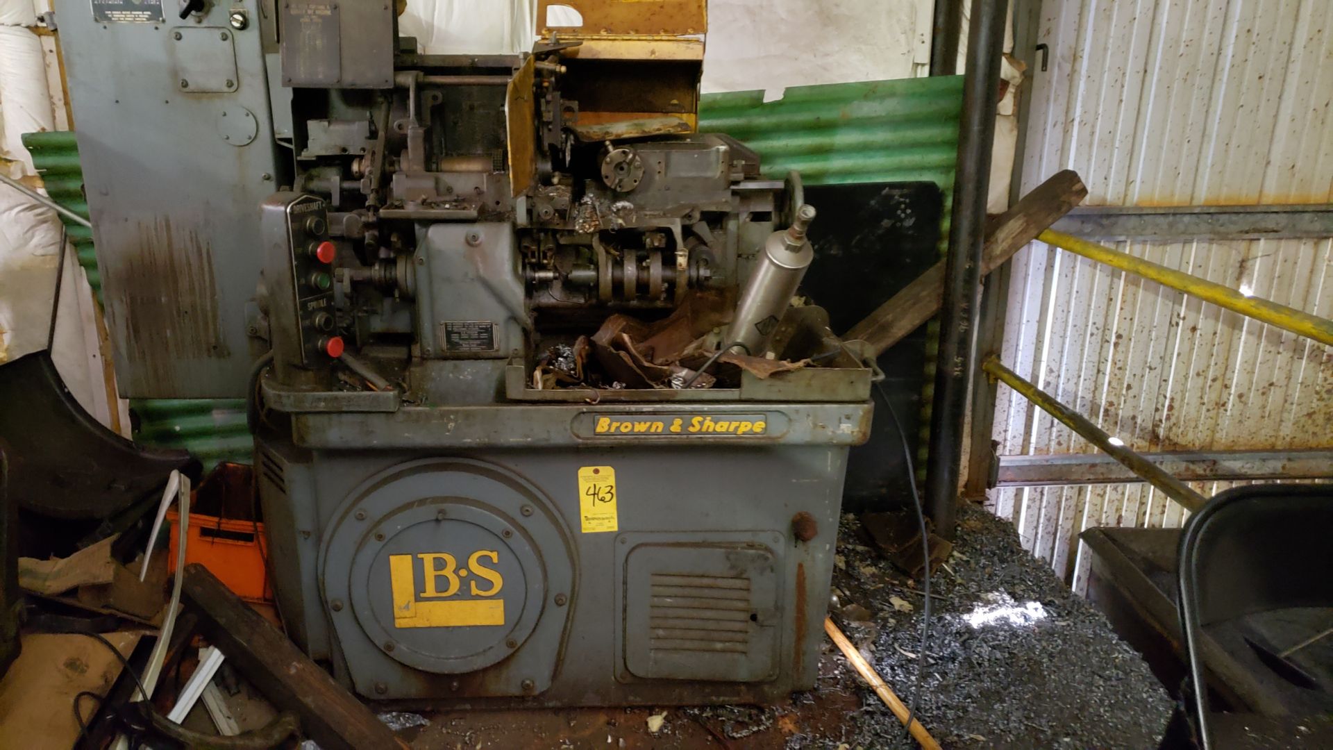 Brown and Sharpe Size 00 Screw Machine (Not in Service Parts Machine)