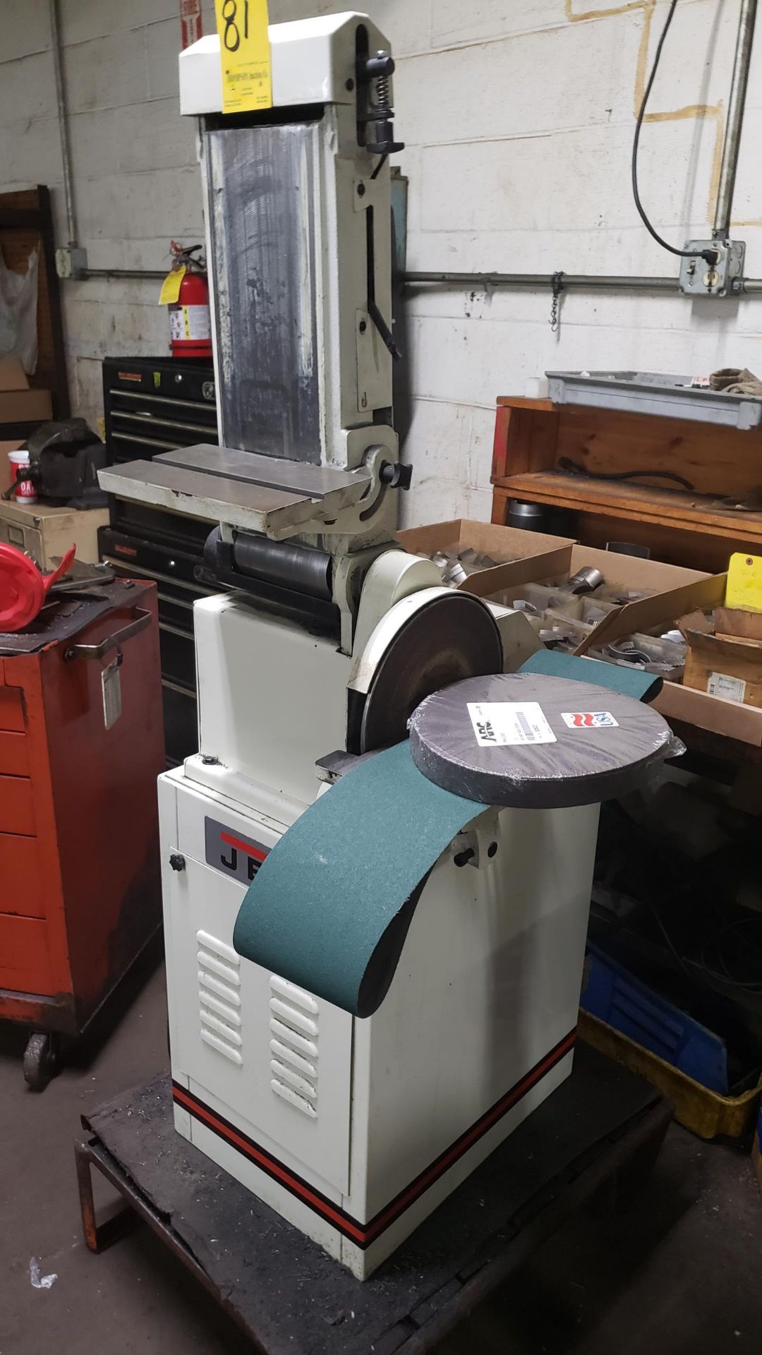 Jet Model J-4210K 5" Belt Sander & 10" Disc Sander, Loading Fee $50 - Image 2 of 3