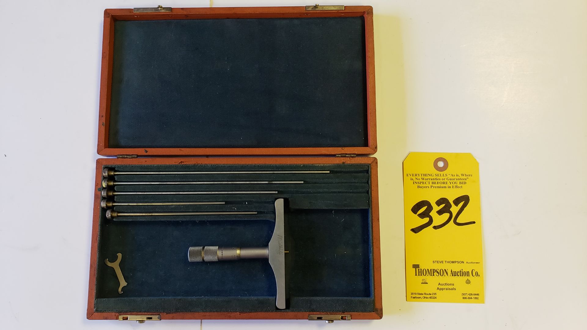 Brown & Sharpe 608 0-3 in Depth Micrometer