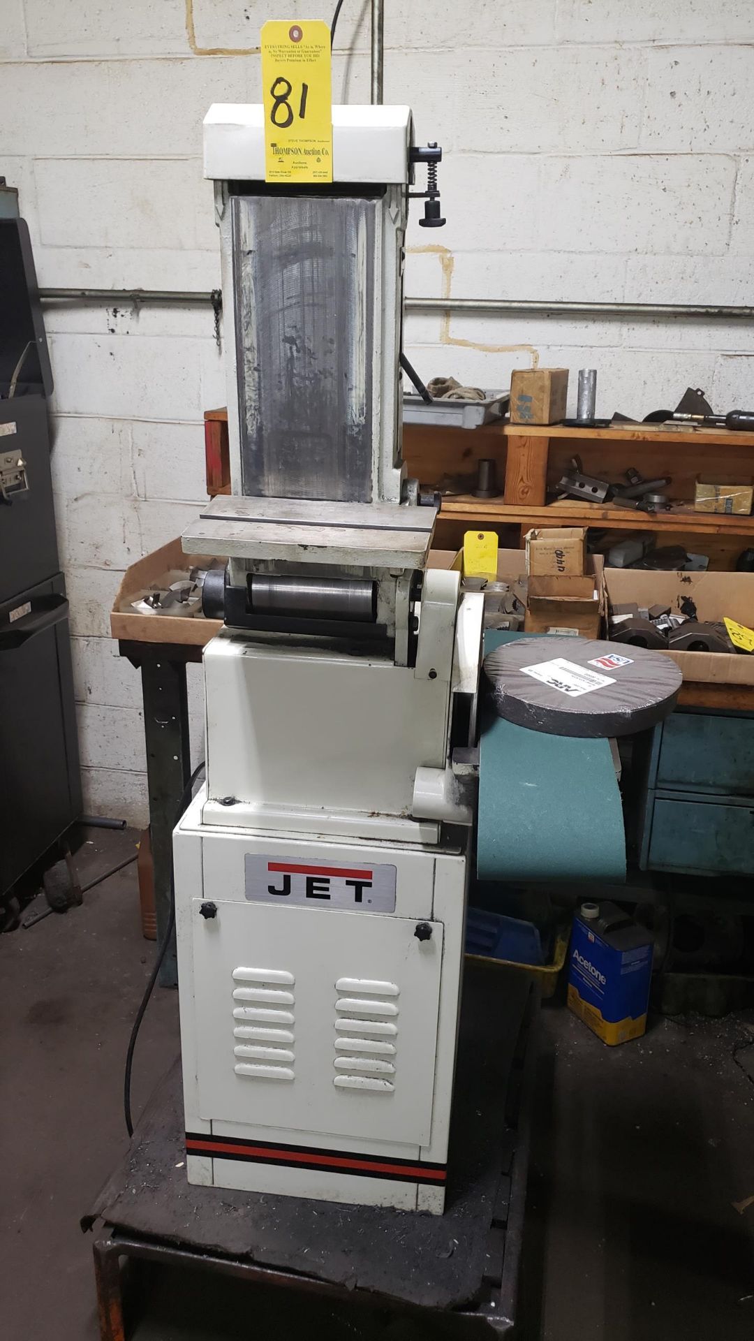 Jet Model J-4210K 5" Belt Sander & 10" Disc Sander, Loading Fee $50