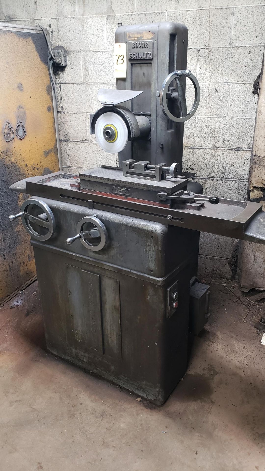 Boyer Schultz 6-18 Surface Grinder, S/N NS-532, Loading Fee $100