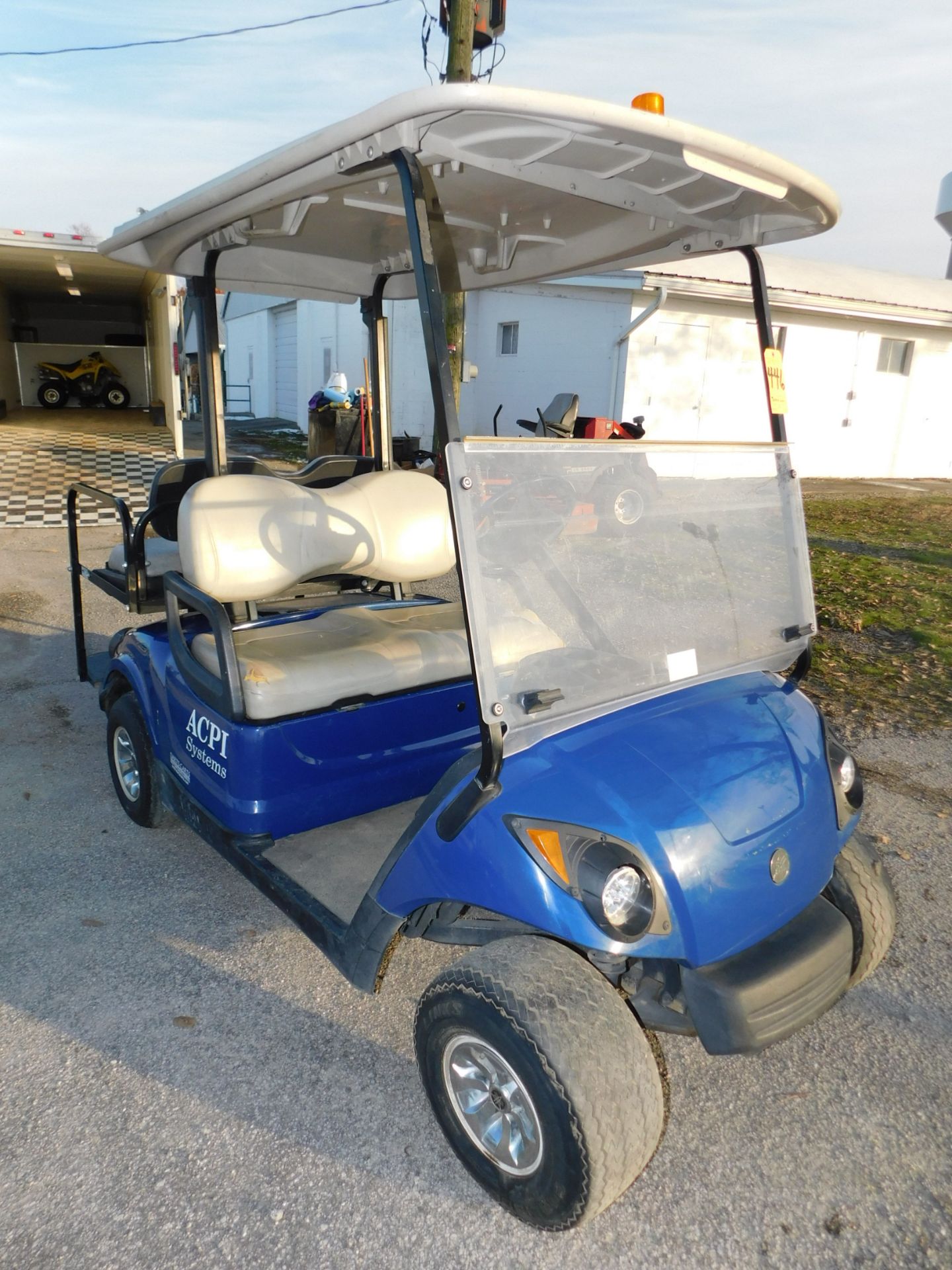 2009 Yamaha Model YDREG Electric Golf Cart, SN JW2-204358, 48V, Canopy, Rear Seat with Fold Down - Image 2 of 12