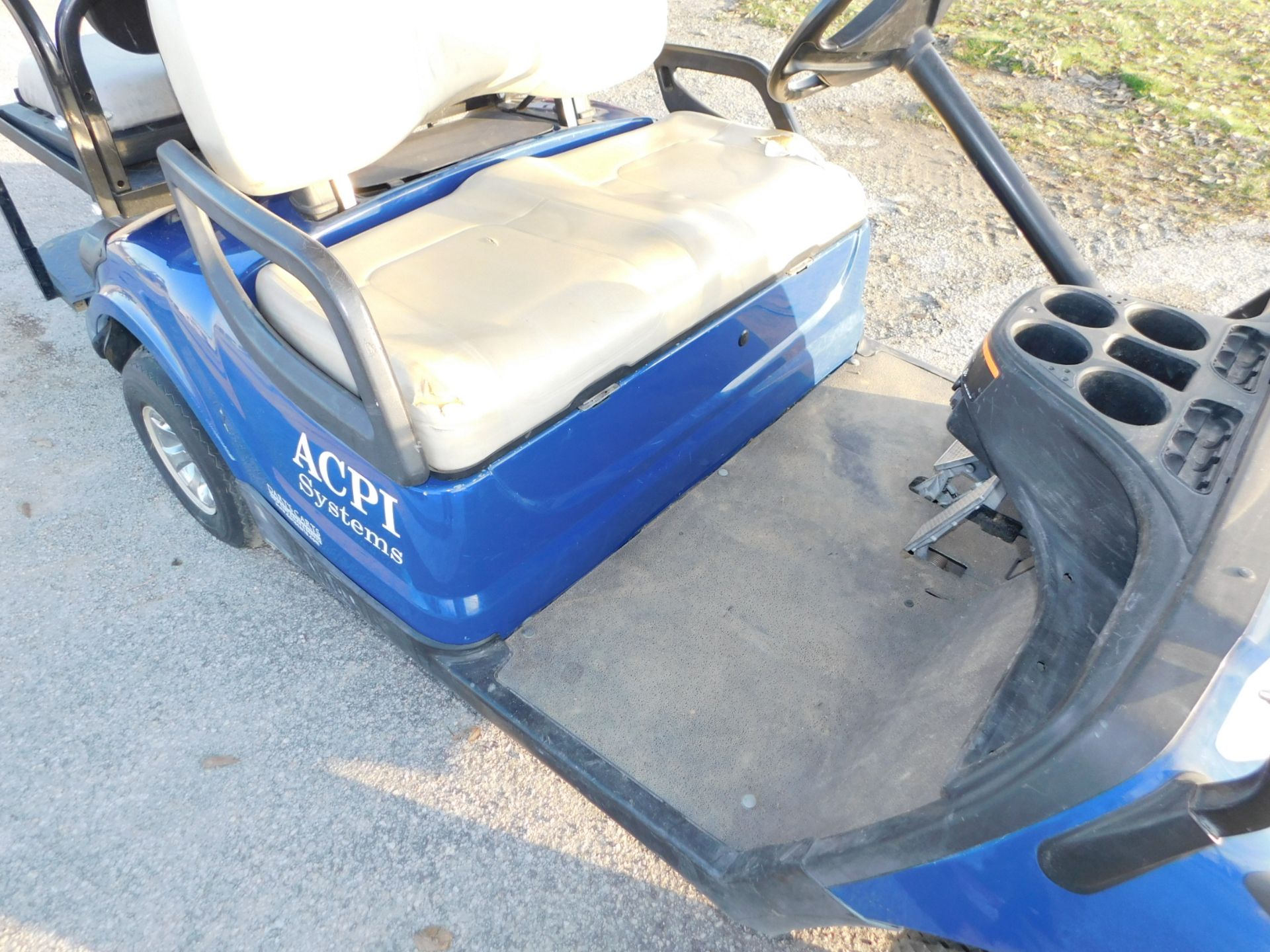 2009 Yamaha Model YDREG Electric Golf Cart, SN JW2-204358, 48V, Canopy, Rear Seat with Fold Down - Image 9 of 12