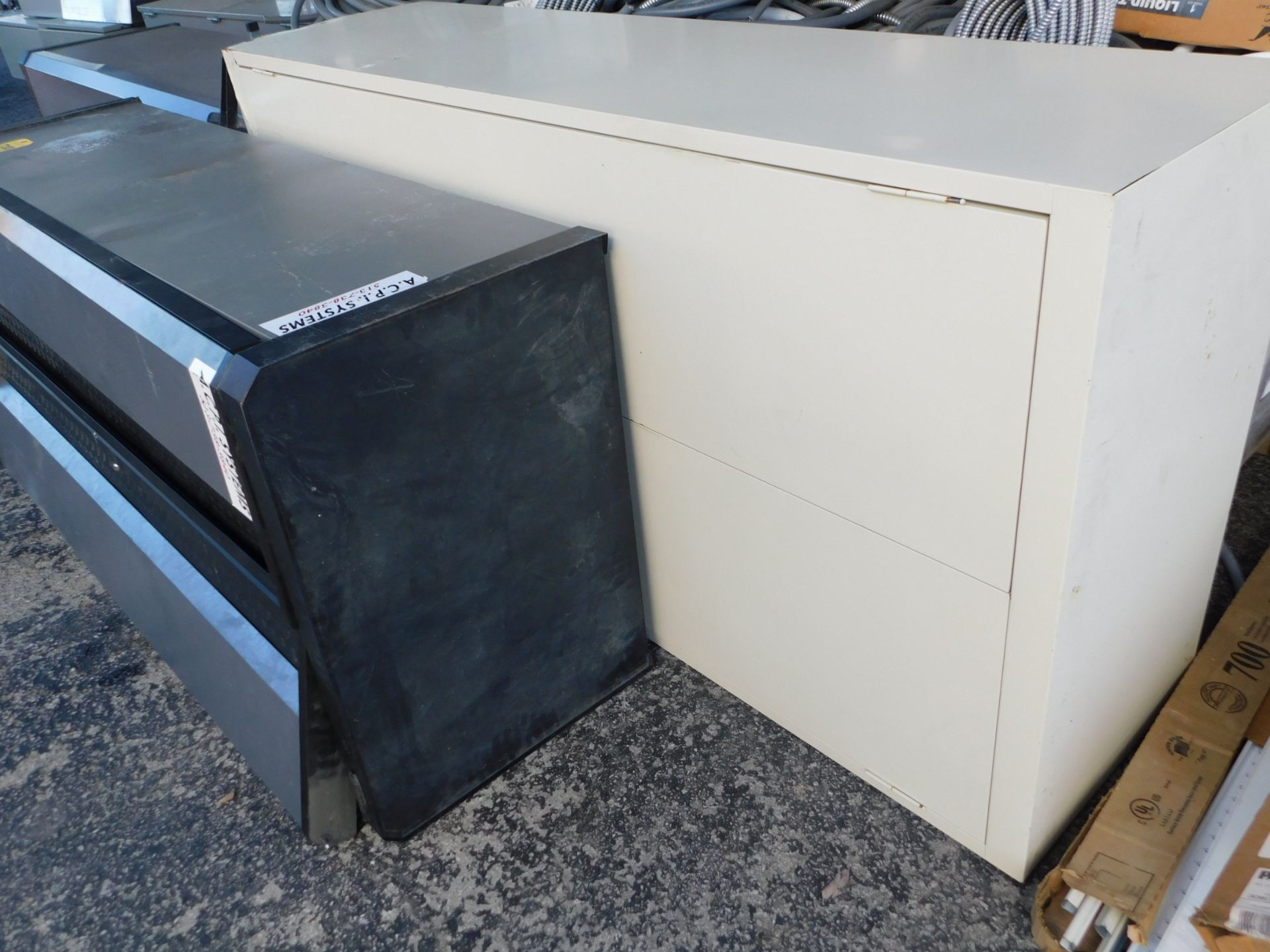 (3) 2-Door Metal Upright Storage Cabinets - Image 2 of 2
