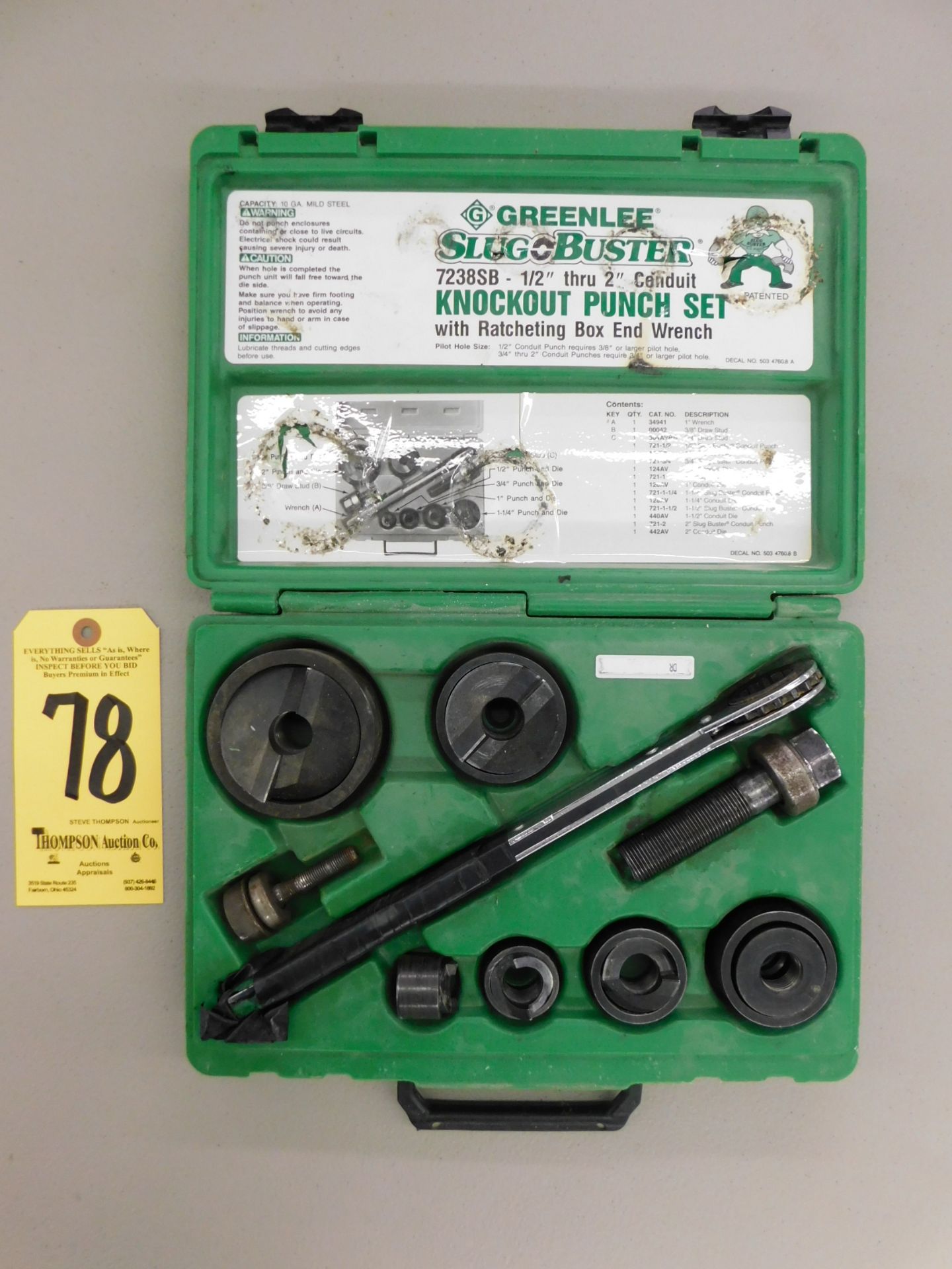 Greenlee 7238SB Knockout Punch Set