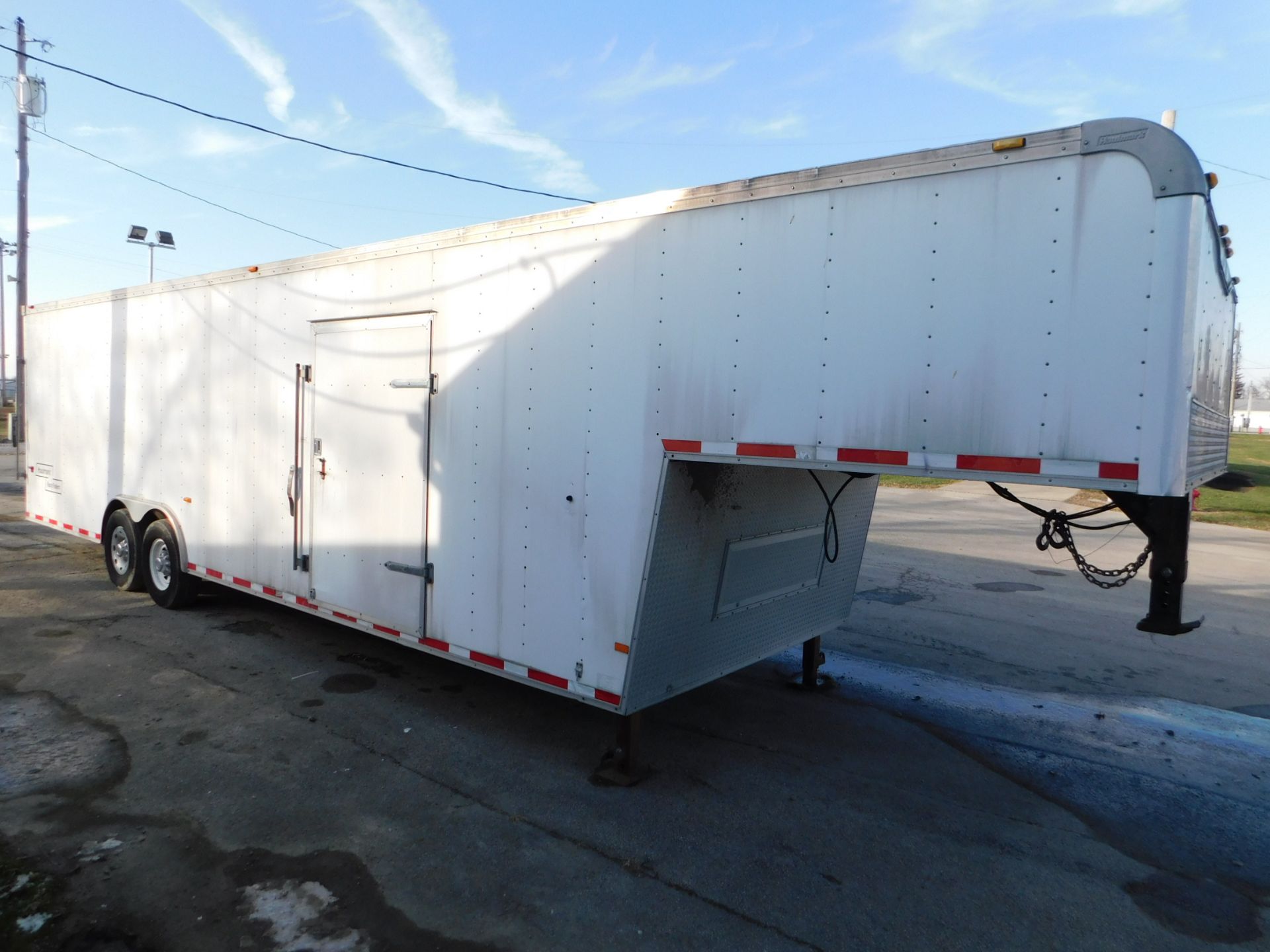 2006 Haulmark Model RTG85X36WT5 Enclosed Tandem Axle Gooseneck Race Trailer, VIN - Image 4 of 32