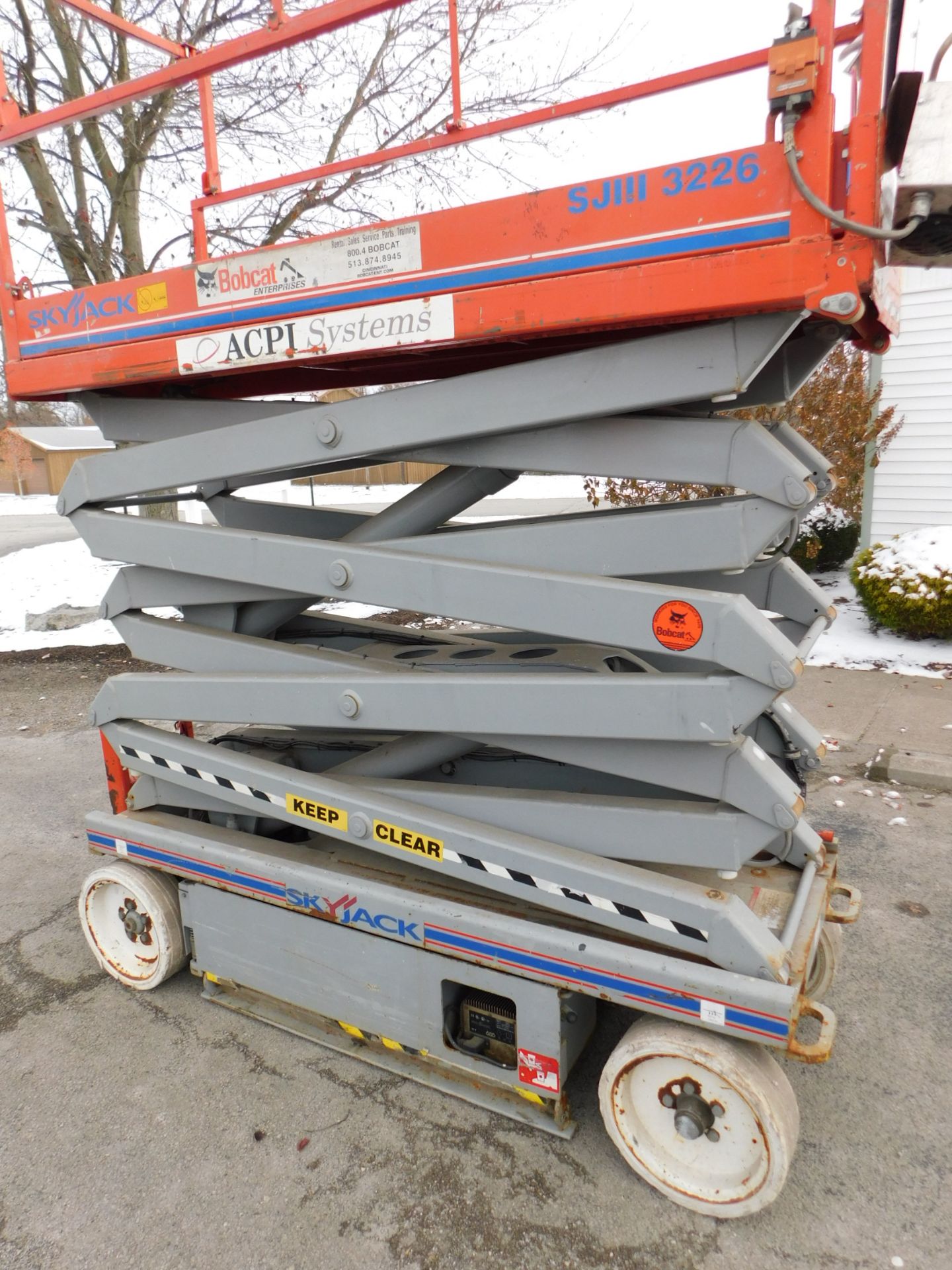 Sky Jack Model SJIII 3226 Electric Scissor Lift, SN 277091, 26' Maximum Platform Height, 500 lb. - Image 12 of 15