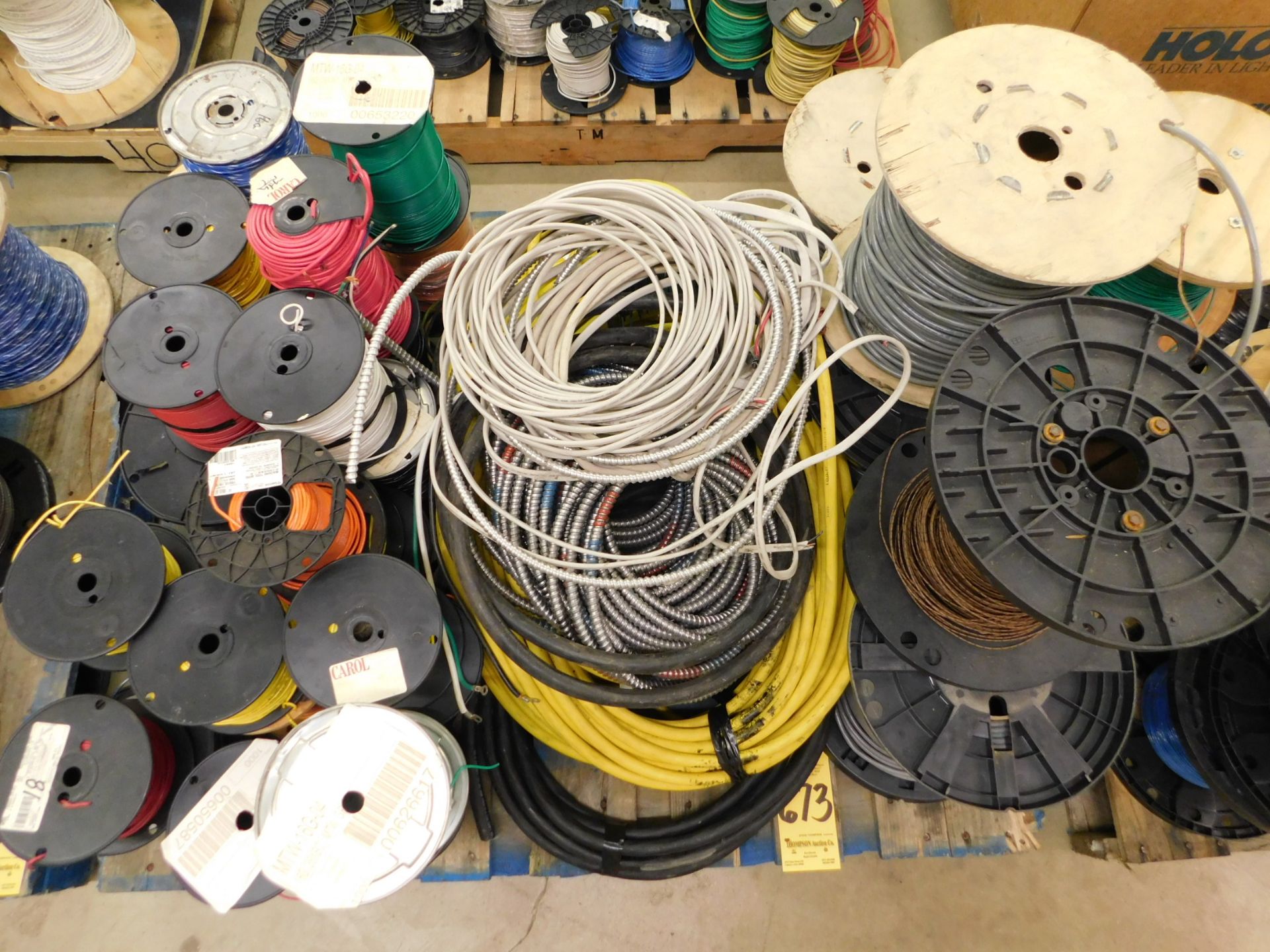 Skid Lot of Miscellaneous Wire