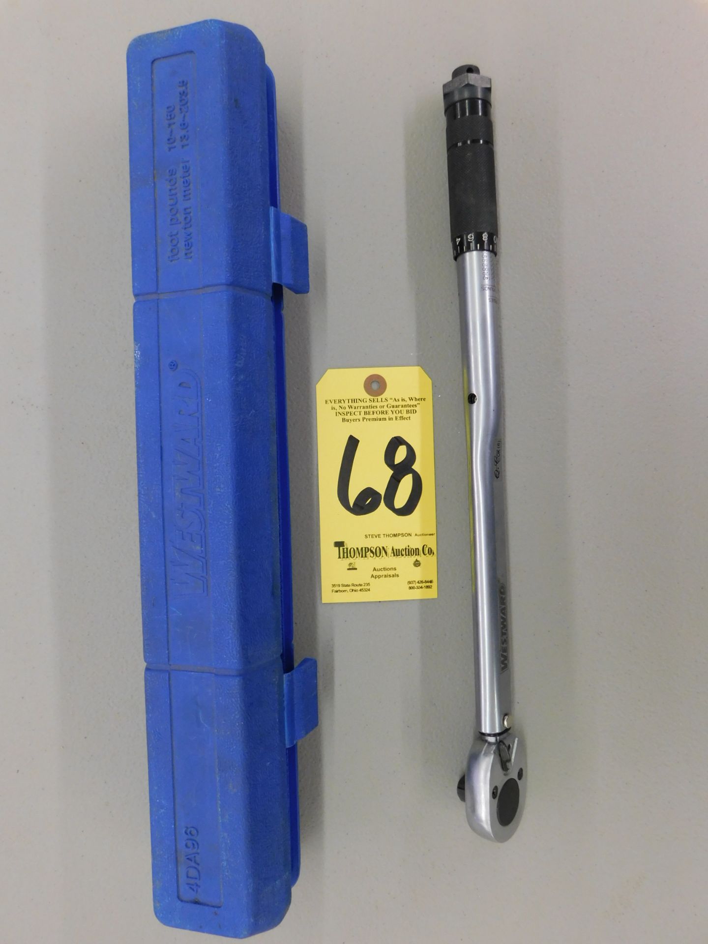 Westward Torque Wrench, 10-150 Ft./Lbs.