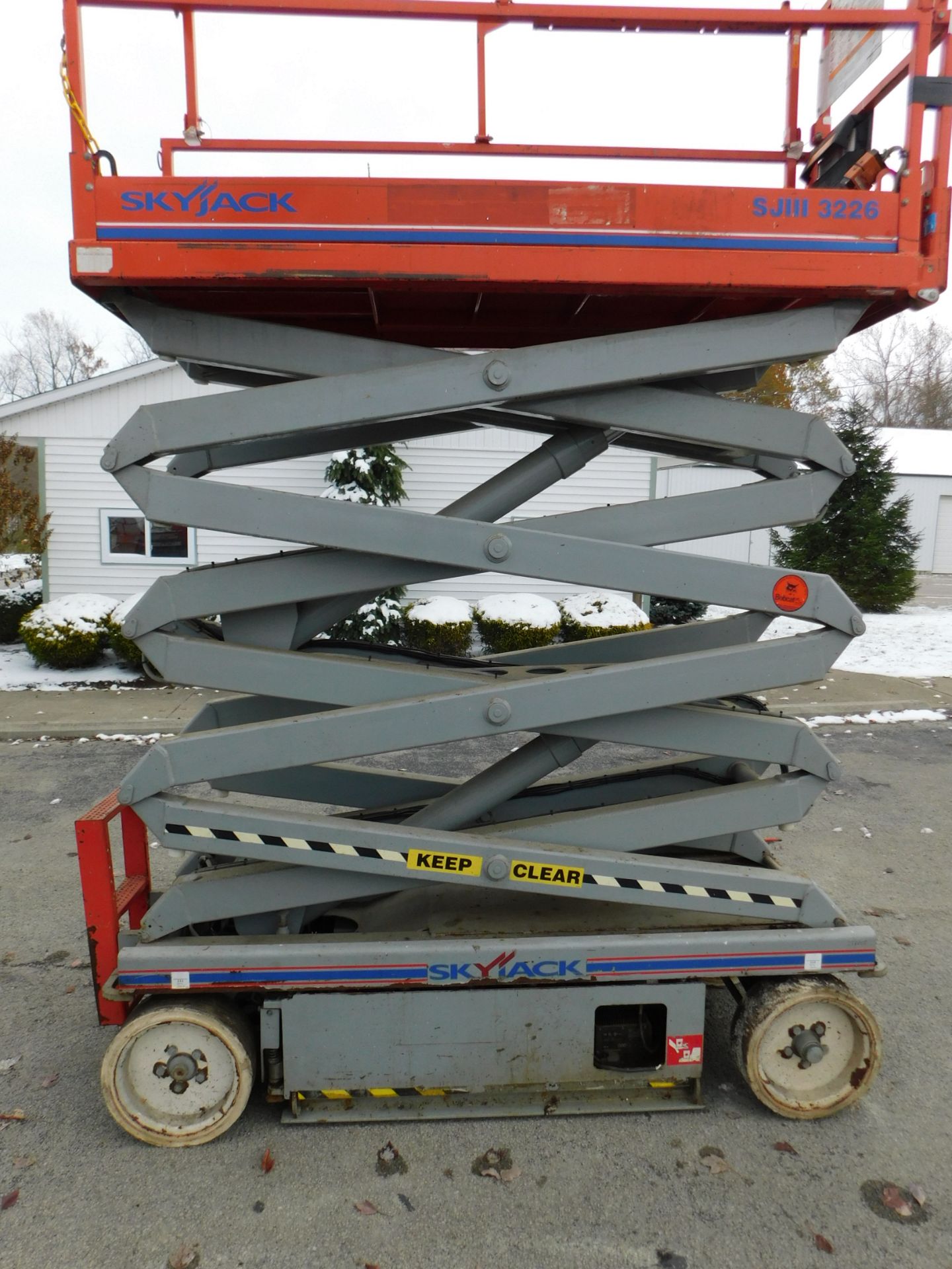 Sky Jack Model SJIII 3226 Electric Scissor Lift, SN 277092, 26' Maximum Platform Height, 500 lb. - Image 12 of 15