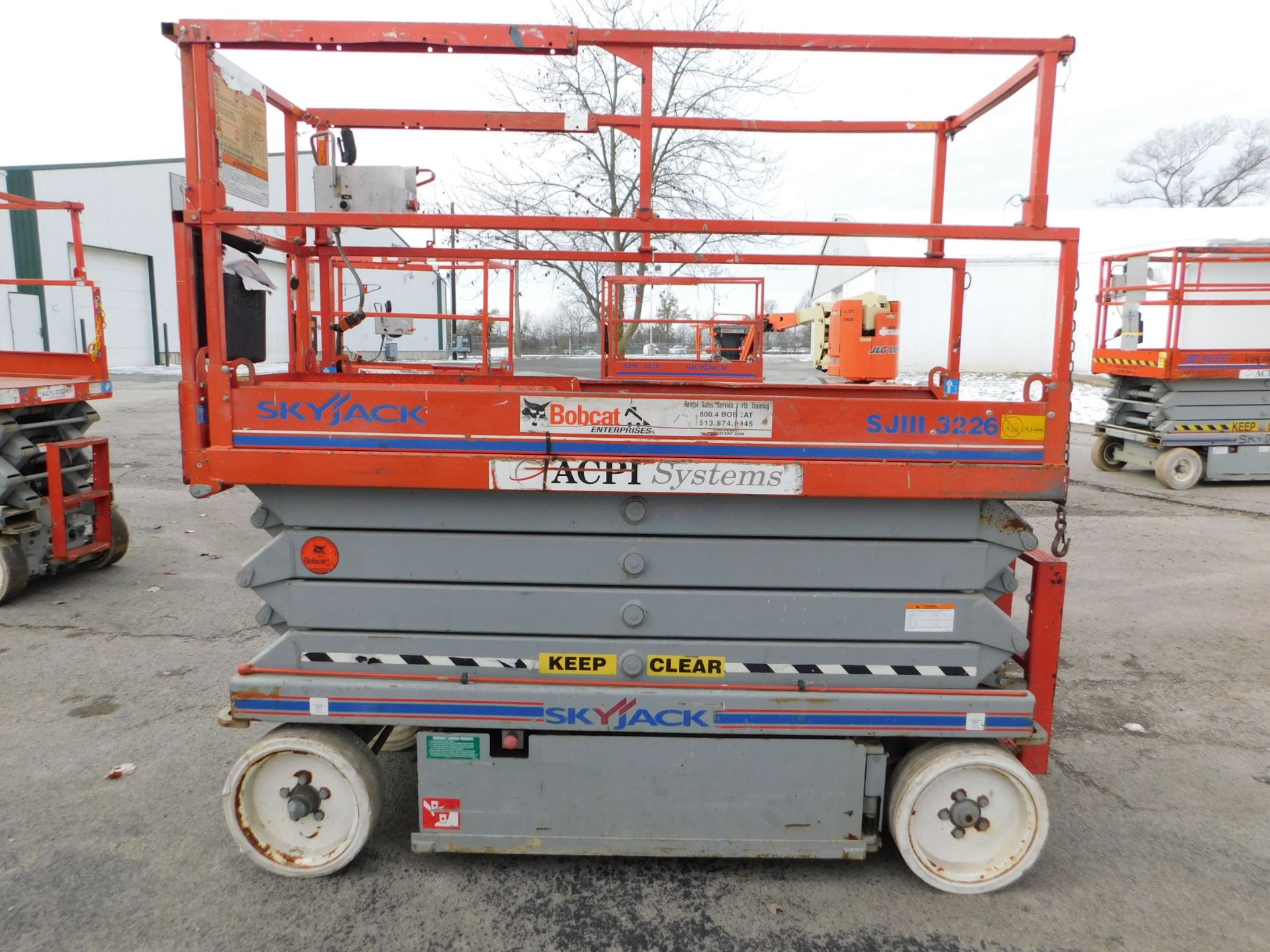 Sky Jack Model SJIII 3226 Electric Scissor Lift, SN 277091, 26' Maximum Platform Height, 500 lb. - Image 6 of 15