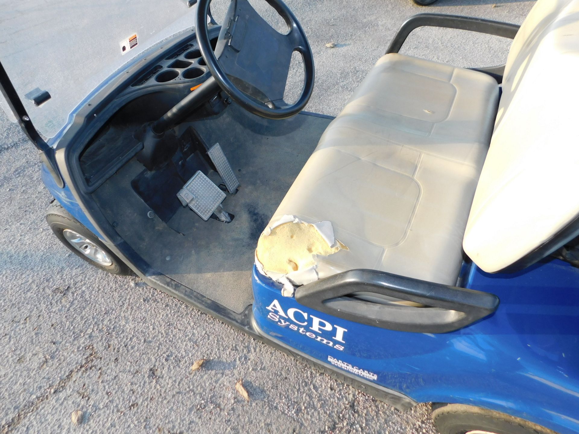 2009 Yamaha Model YDREG Electric Golf Cart, SN JW2-204358, 48V, Canopy, Rear Seat with Fold Down - Image 6 of 12