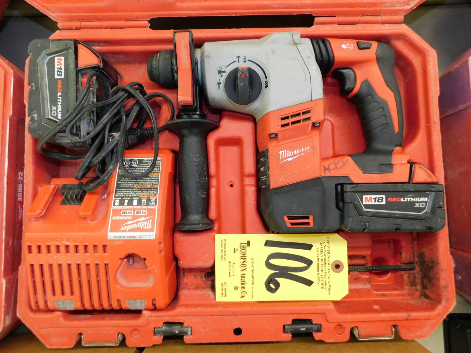 Milwaukee Model 2605-20 Cordless Hammer Drill with Case