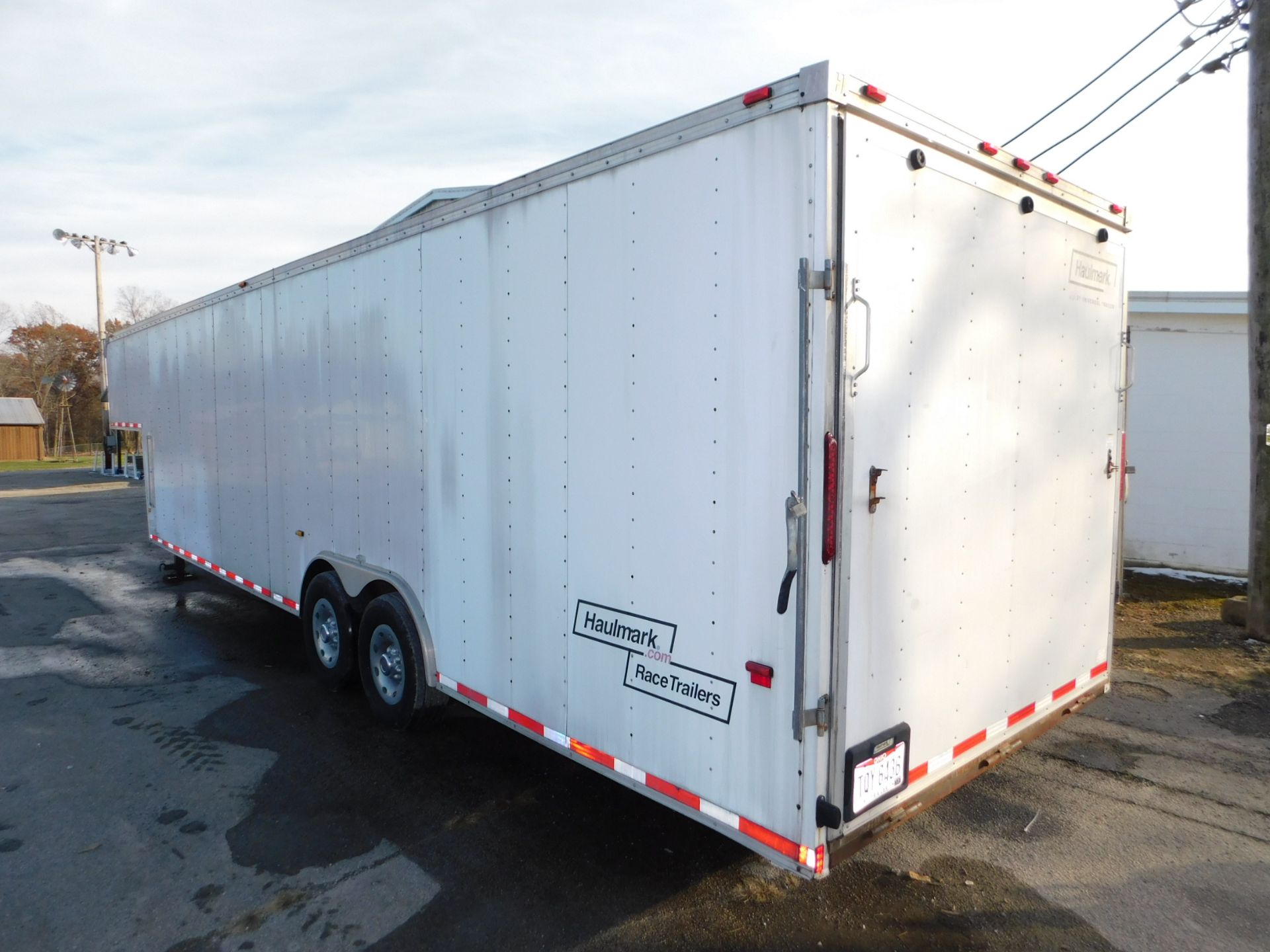 2006 Haulmark Model RTG85X36WT5 Enclosed Tandem Axle Gooseneck Race Trailer, VIN - Image 7 of 32