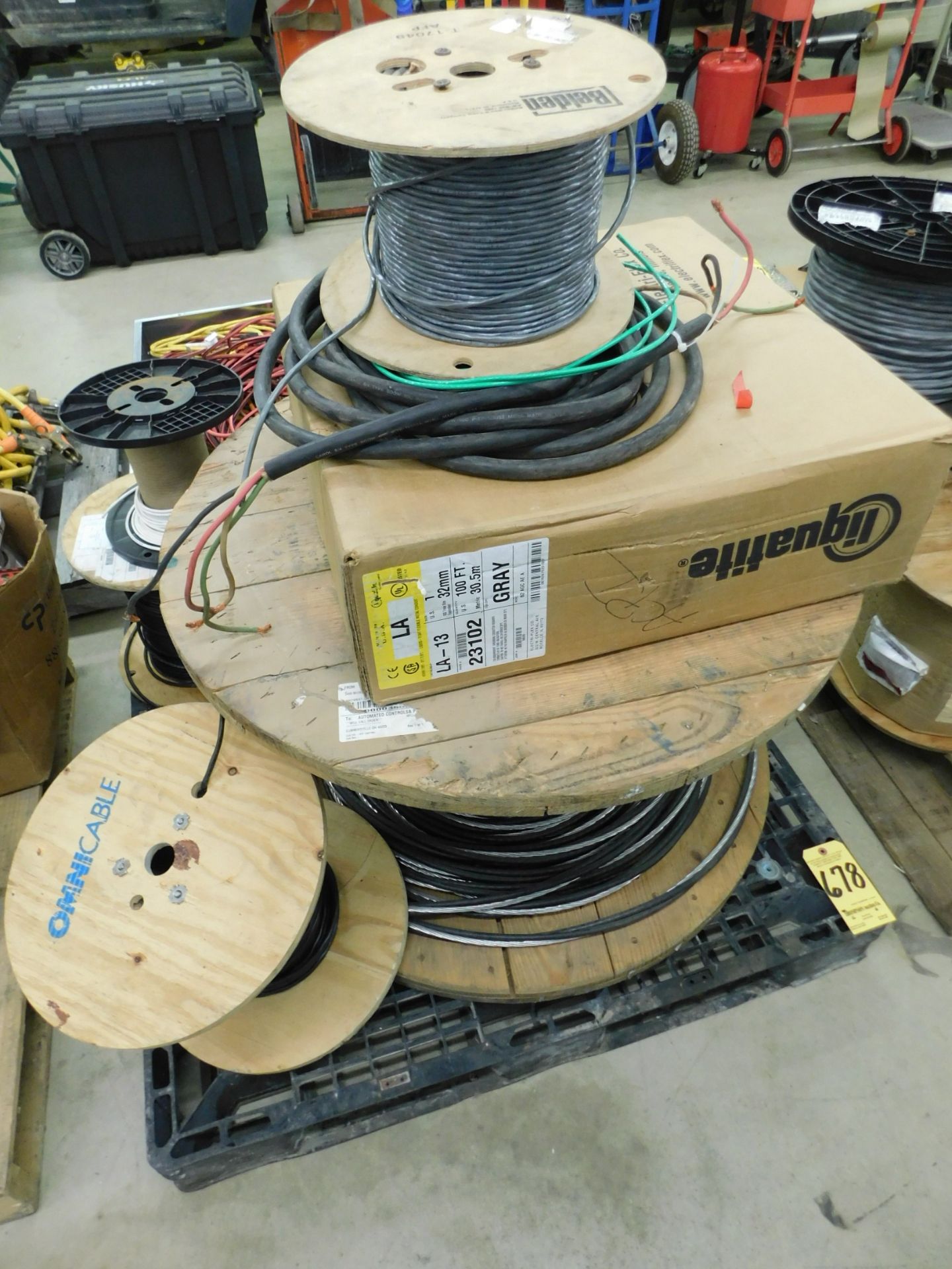 Skid Lot of Miscellaneous Wire