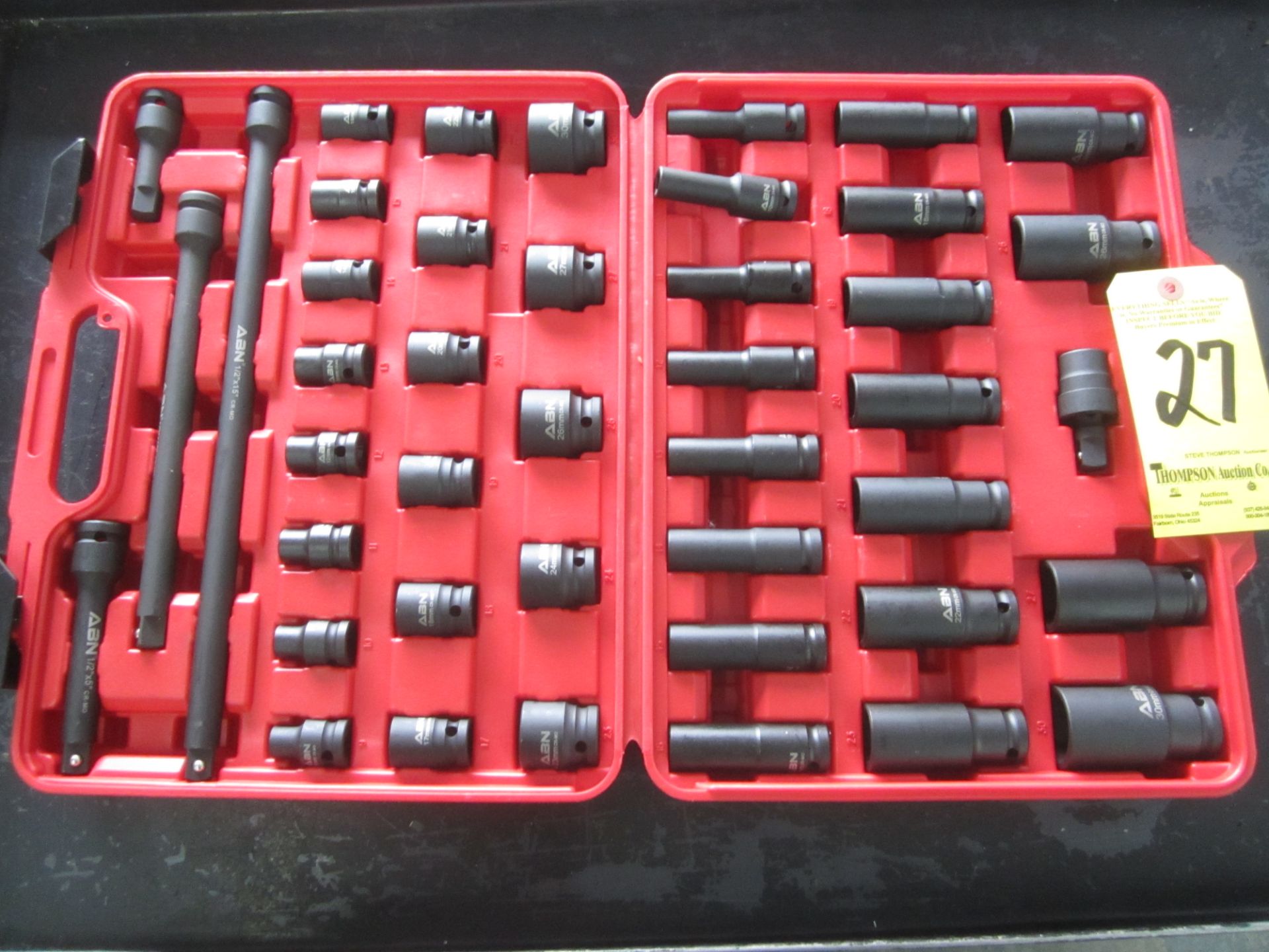 ABN 1/2 Inch Drive Impact Socket Set