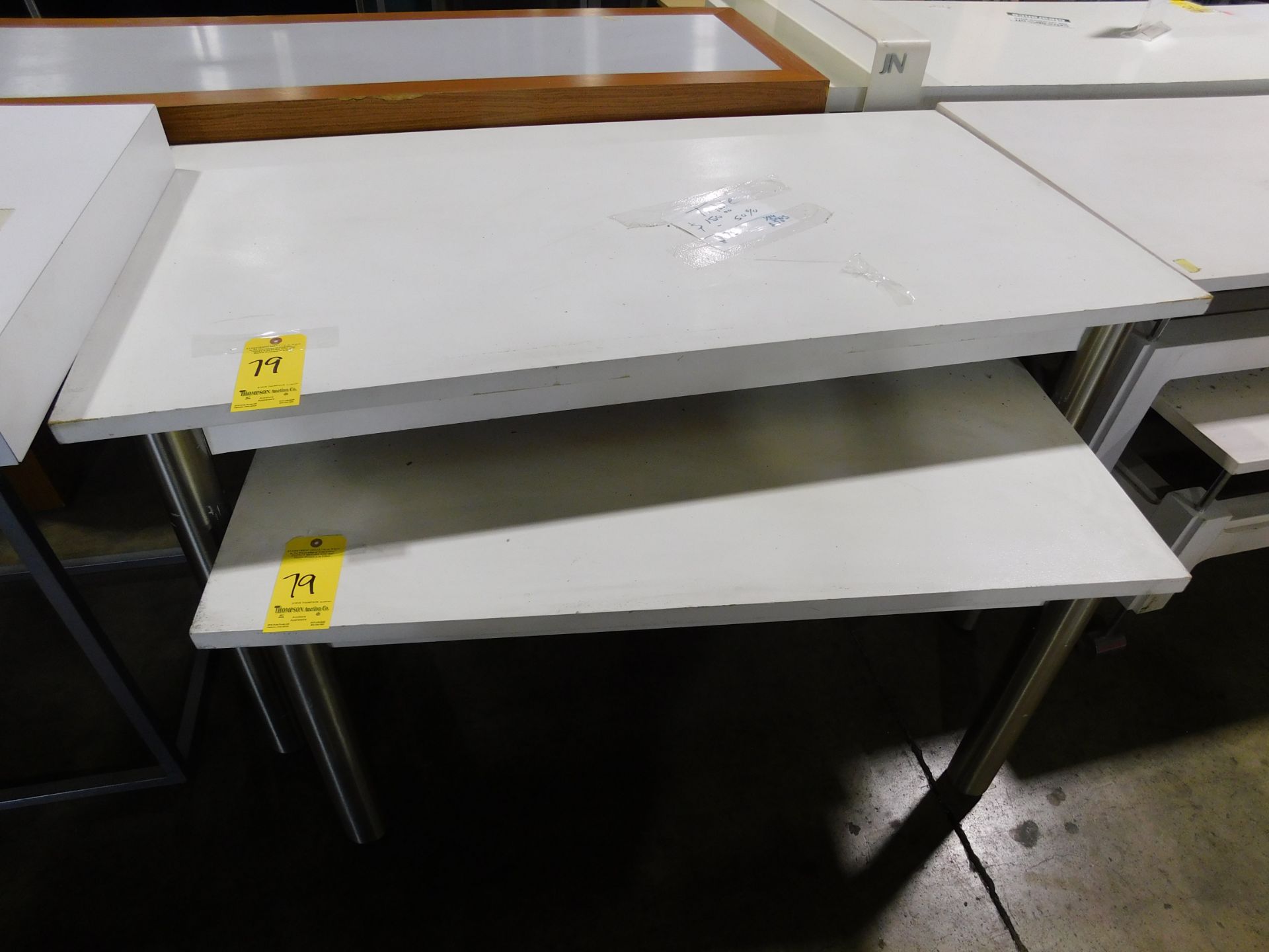 Display Table 60" x 32" w/ Nesting Table 48" x 24"