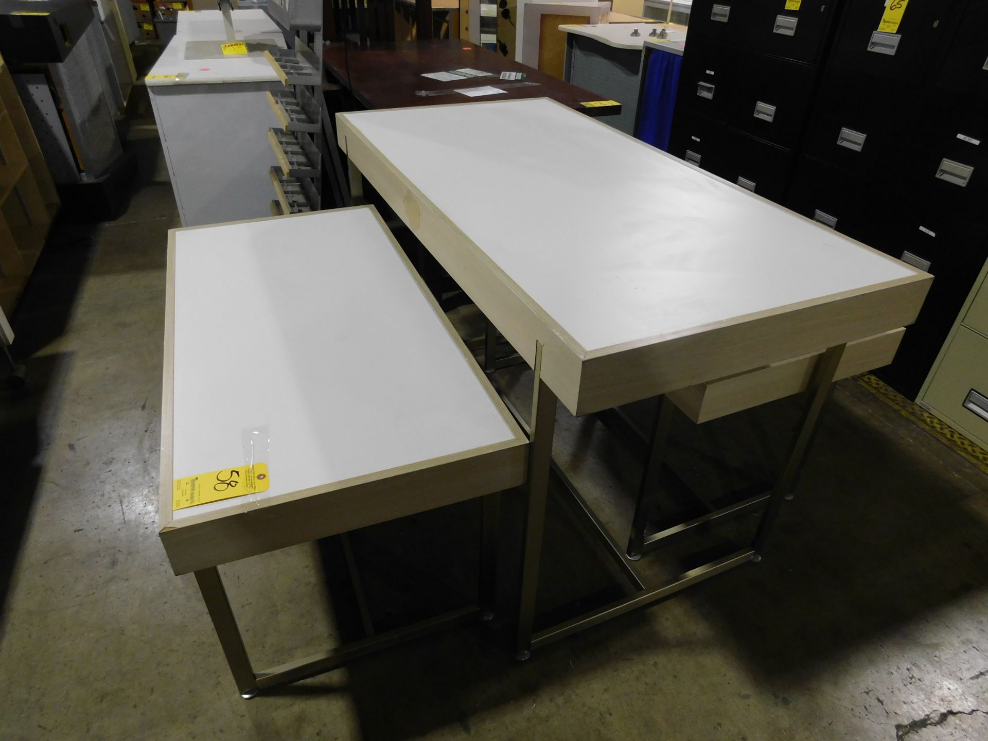 Nested Tables (1) 60"; (2) 48" - Image 2 of 2