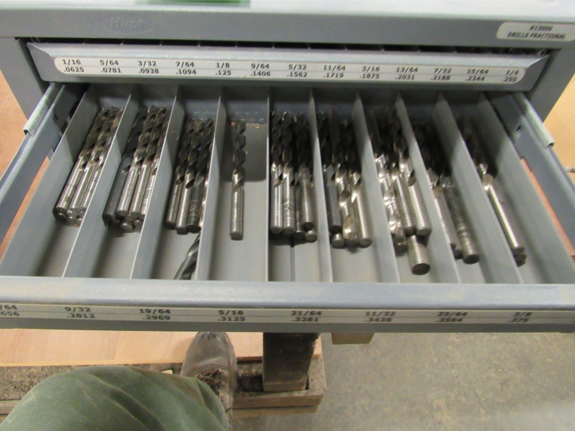 Huot Fractional Drill Cabinet w/ Contents - Image 3 of 4