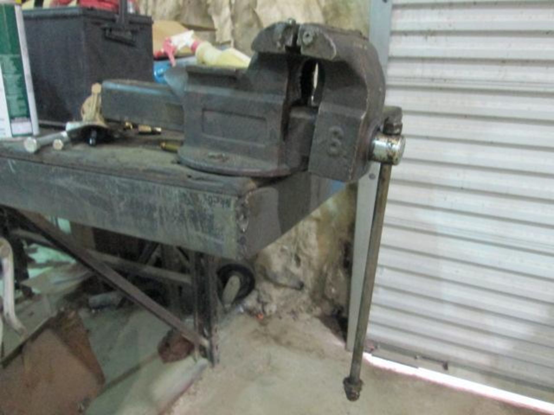 Bench Grinder and Table Vise - Image 3 of 3