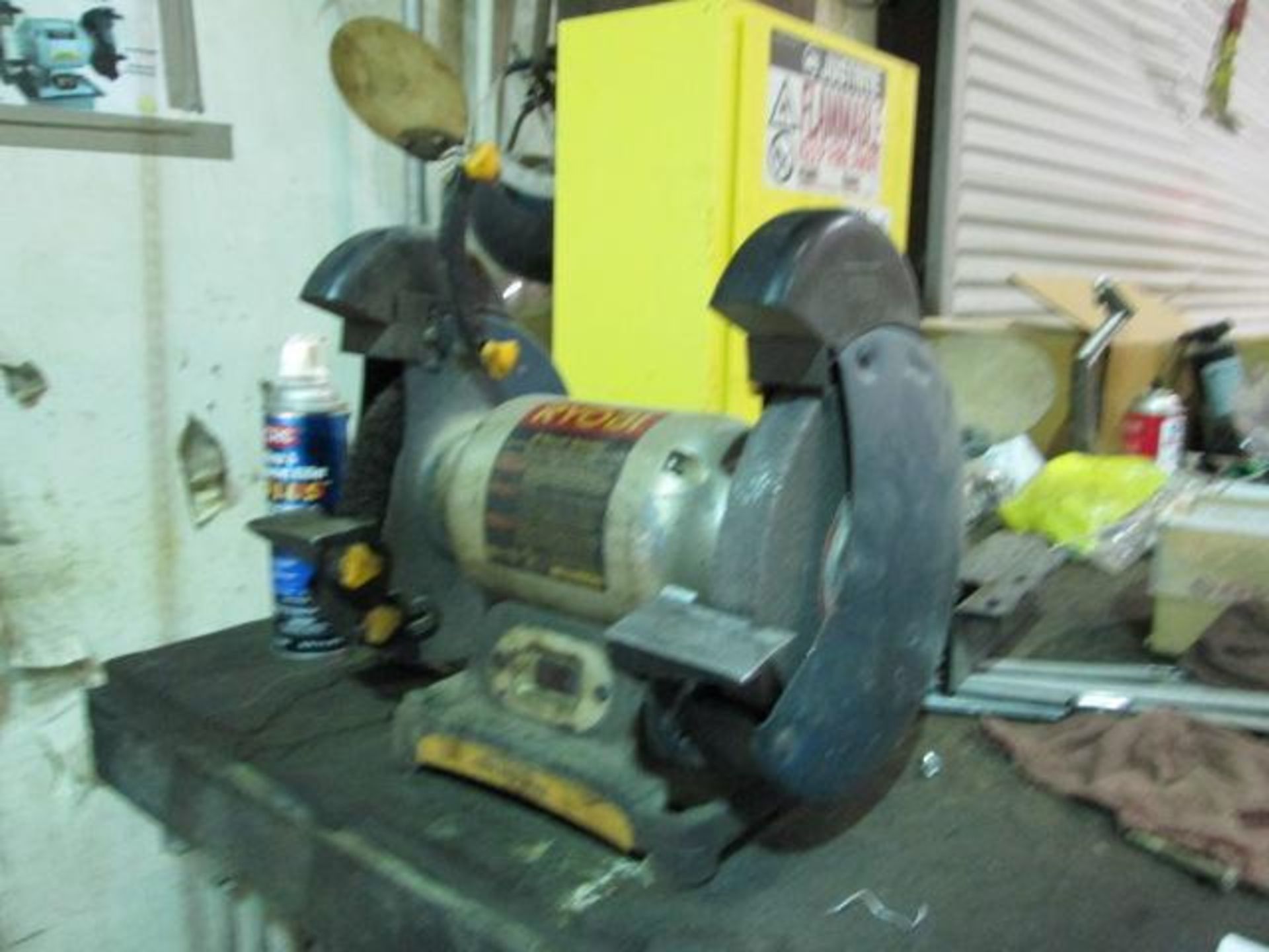 Bench Grinder and Table Vise - Image 2 of 3