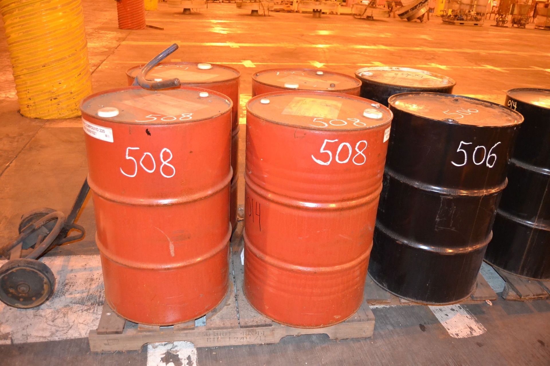 (2) 55 GAL DRUMS OF EP COMPOUND 220 GEAR LUBE