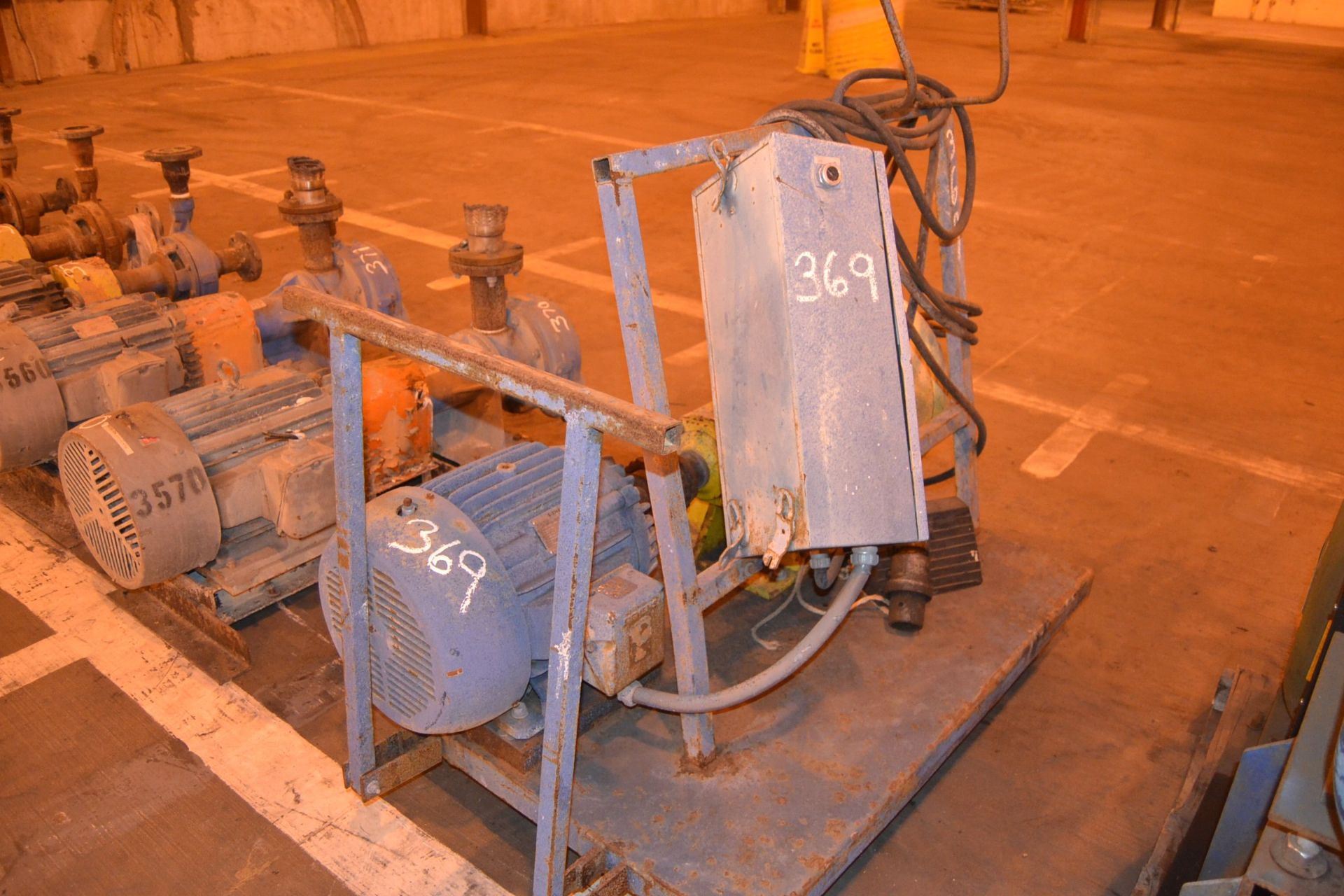 CHESTERTON SIZE 3X3 PUMP; W/15 HP MOTOR