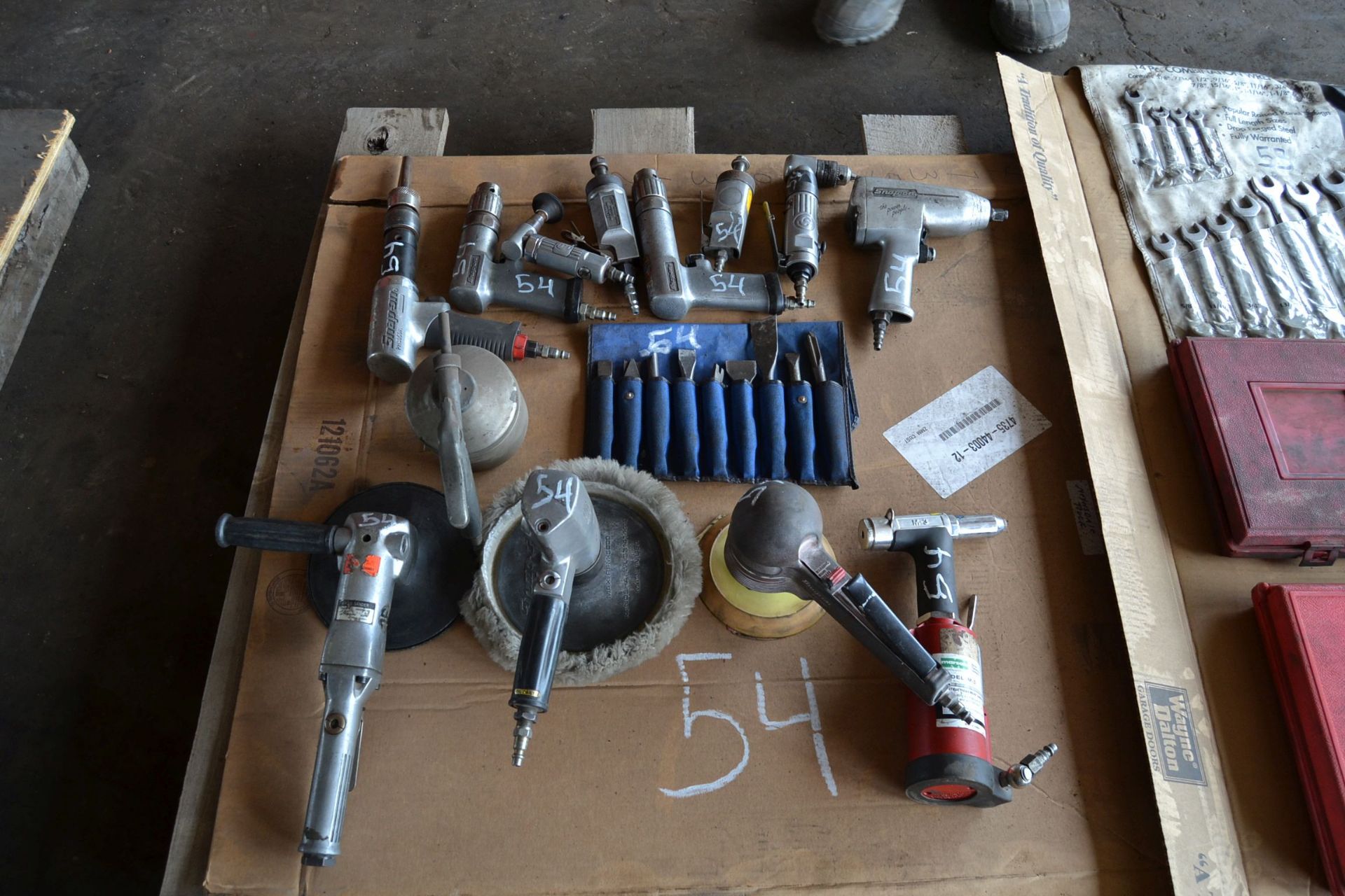 LOT OF AIR TOOLS, DRILLS & IMPACTS