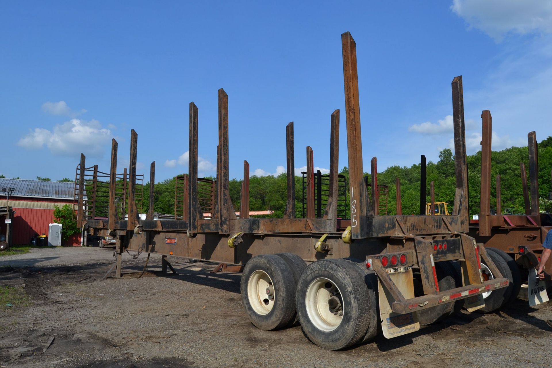 2006 PITTS 42' TRIPLE BUNK LOG TRAILER SN# 6JLT42286P060328