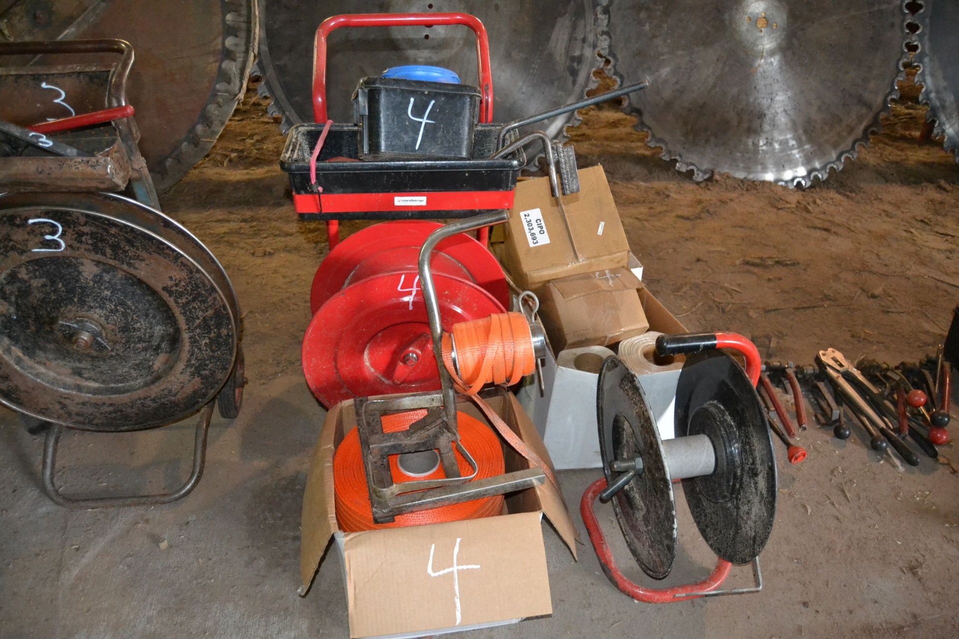 BANDING CART & BANDING; W/TOOLS