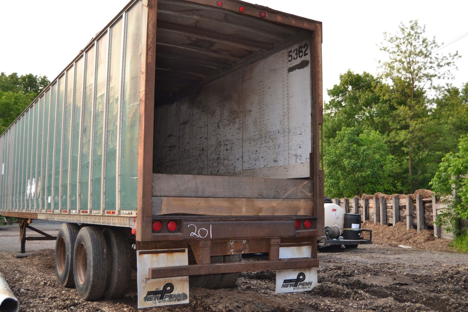 1993 STRICKLAND 45' CHIP TRAILER SN# 1S12S745ZRD363966 - Image 2 of 2