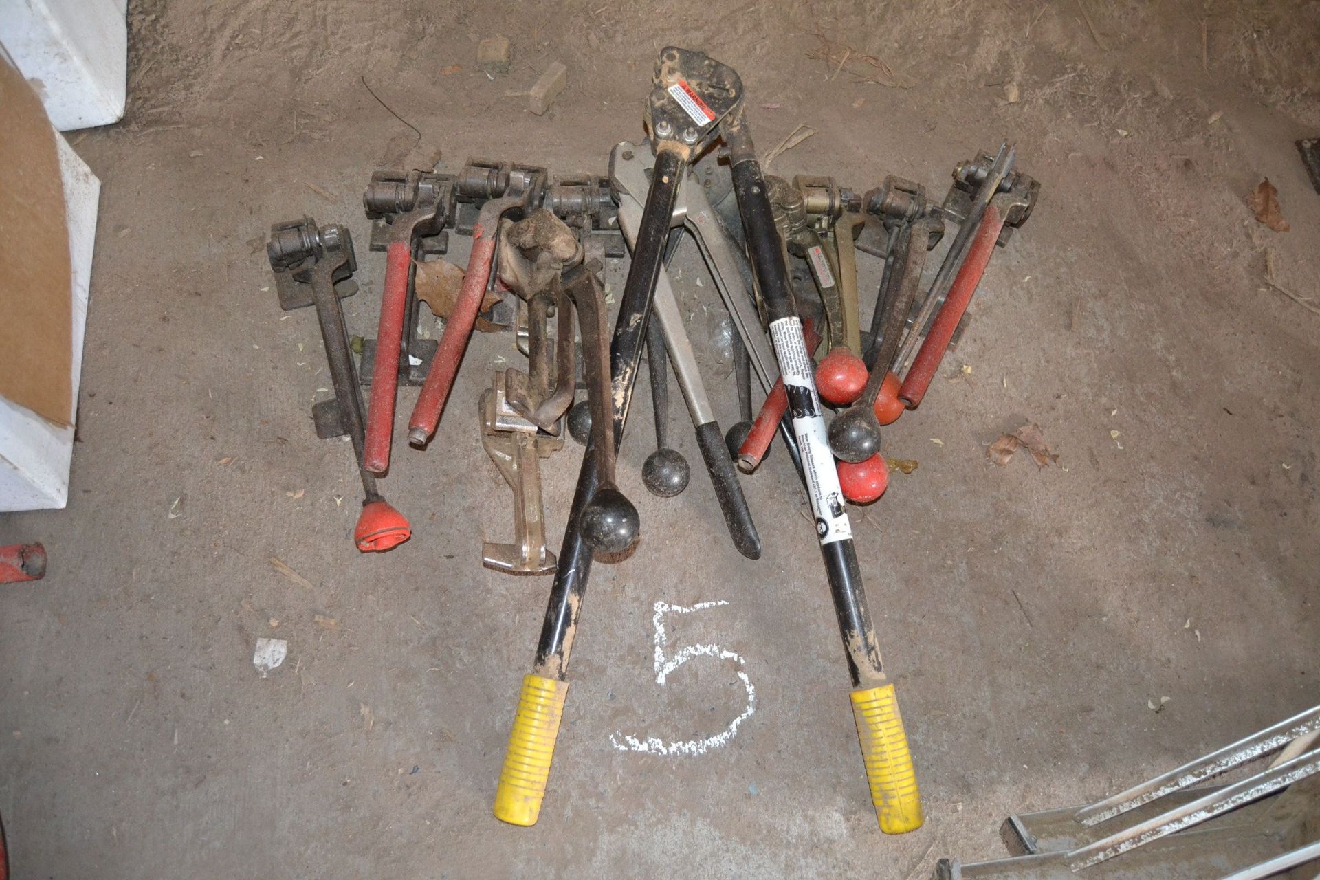 LOT OF BANDING TOOLS