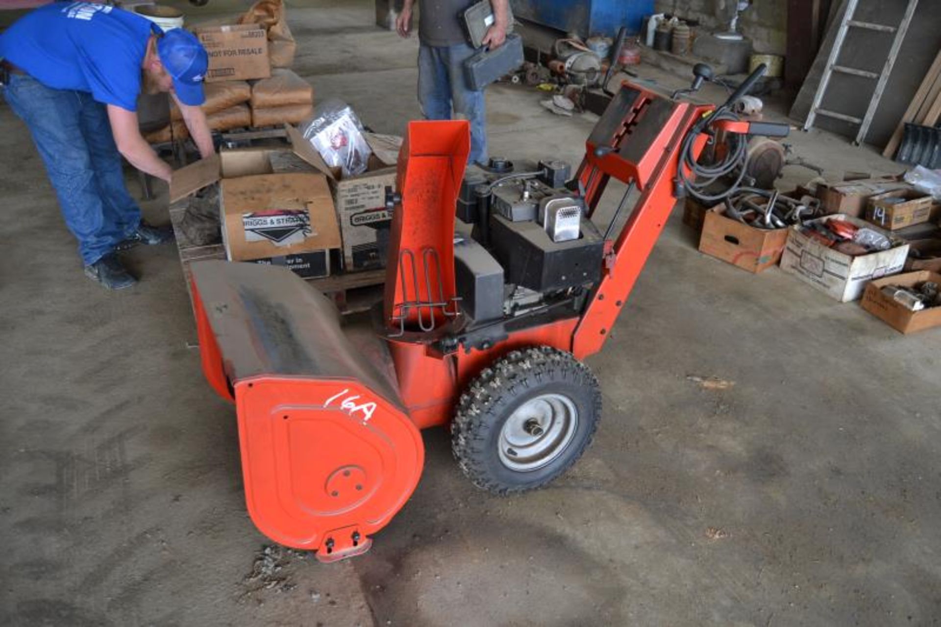 SIMPLICITY SNOW BLOWER W/ GAS ENGINE - Image 2 of 2