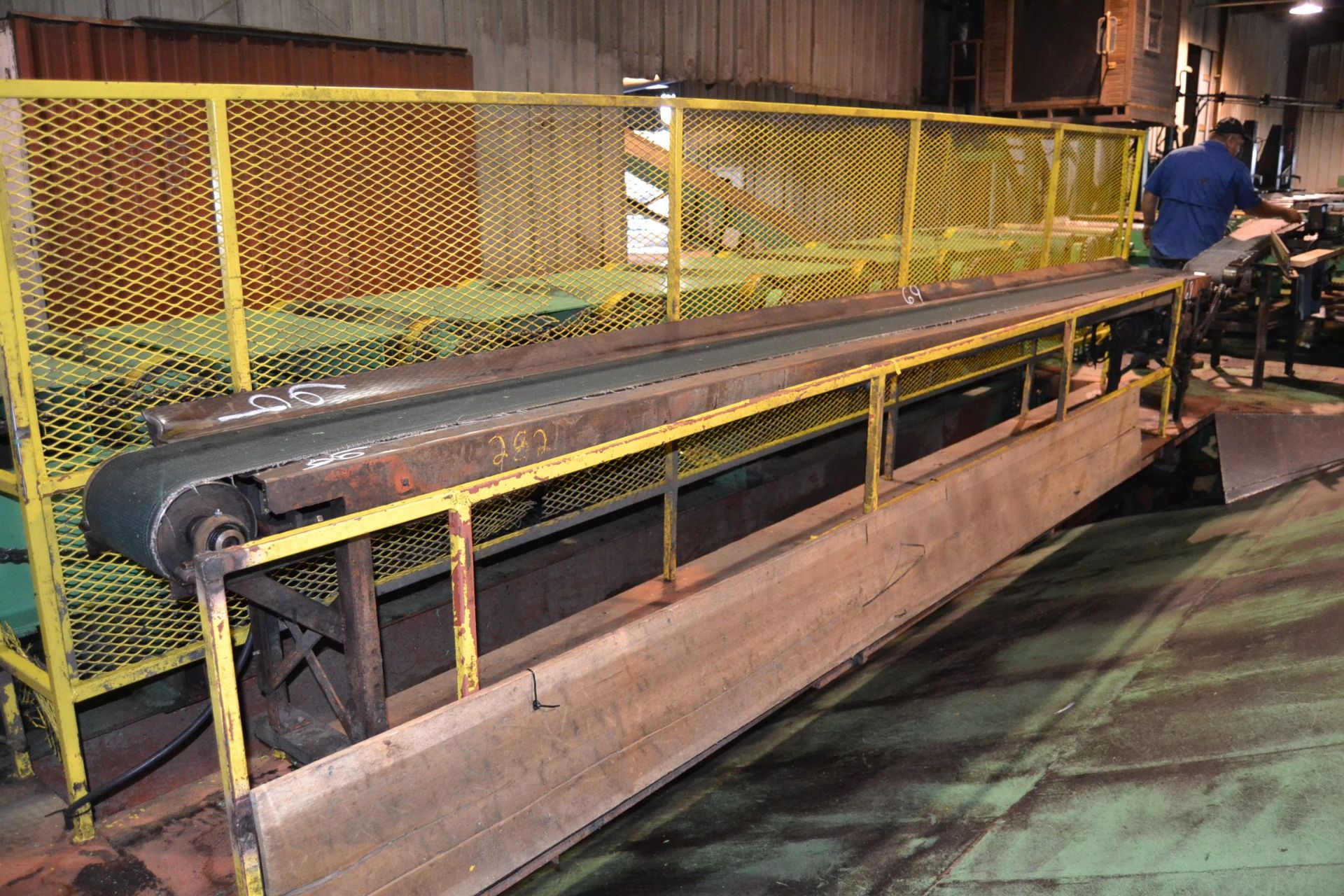 12"X18' BELT CONVEYOR W/DRIVE & 10"X5' BELT CONVEYOR W/ DRIVE