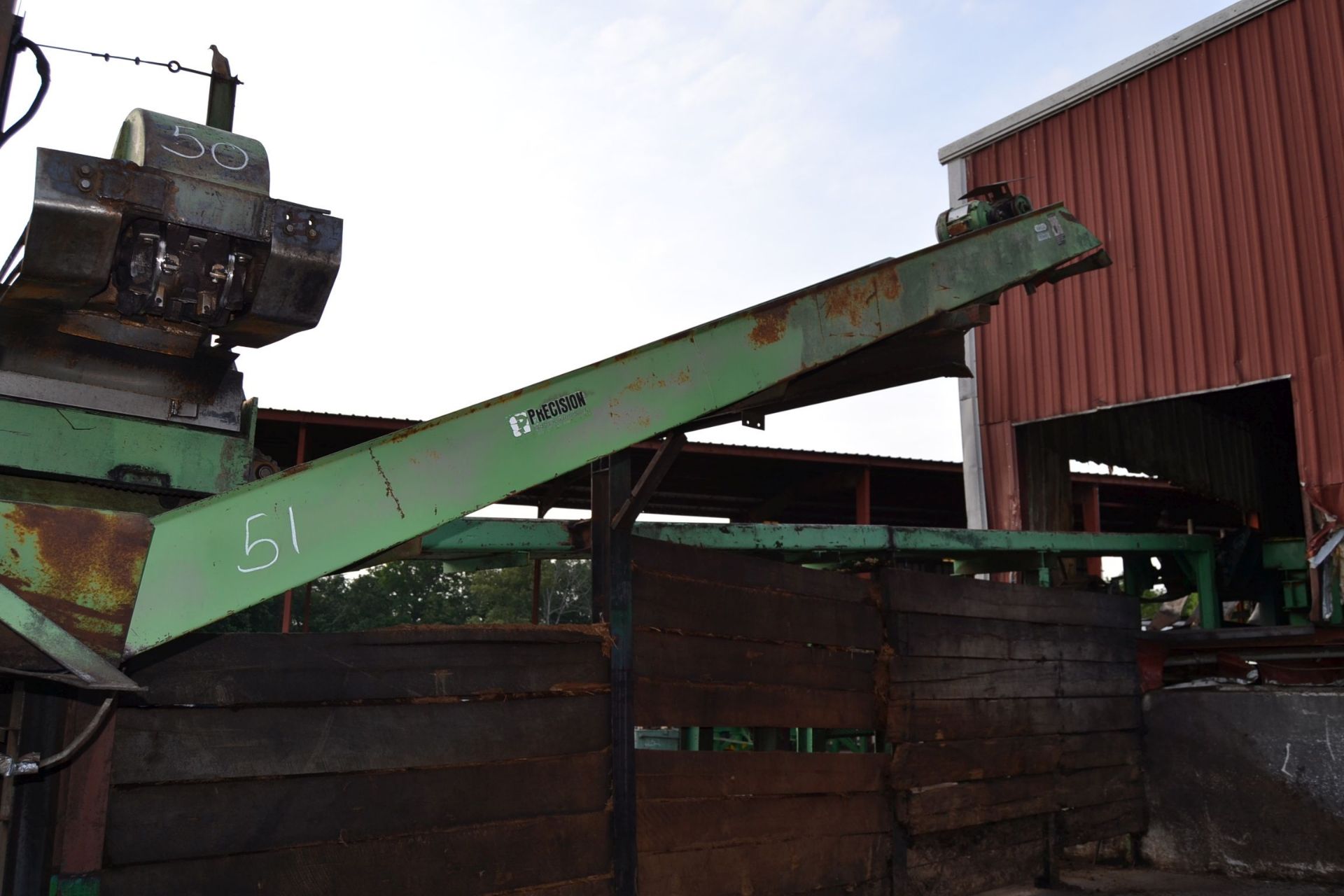 PRECISION 55' BARN SWEEP CONVEYOR W/ DRIVE - Image 2 of 2