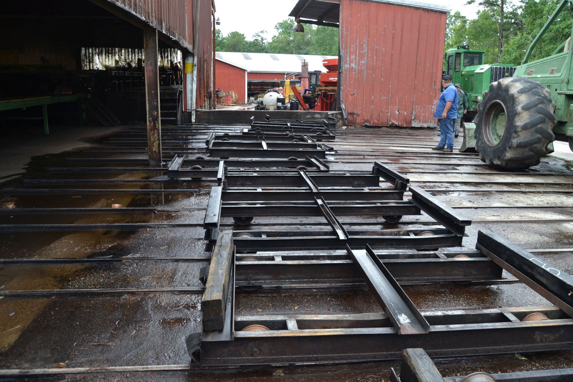 (10) ALL STEEL LUMBER ROLLOUTS - Image 2 of 2