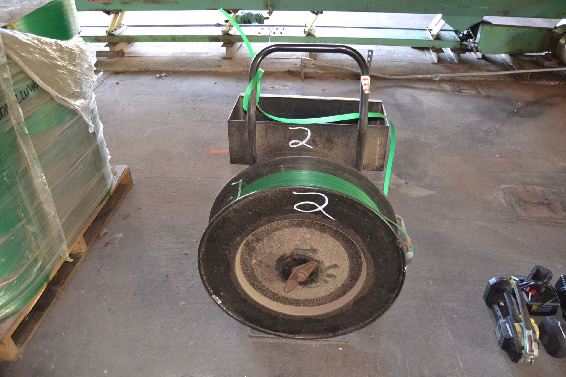 BANDING CART W/ PLASTIC BANDING