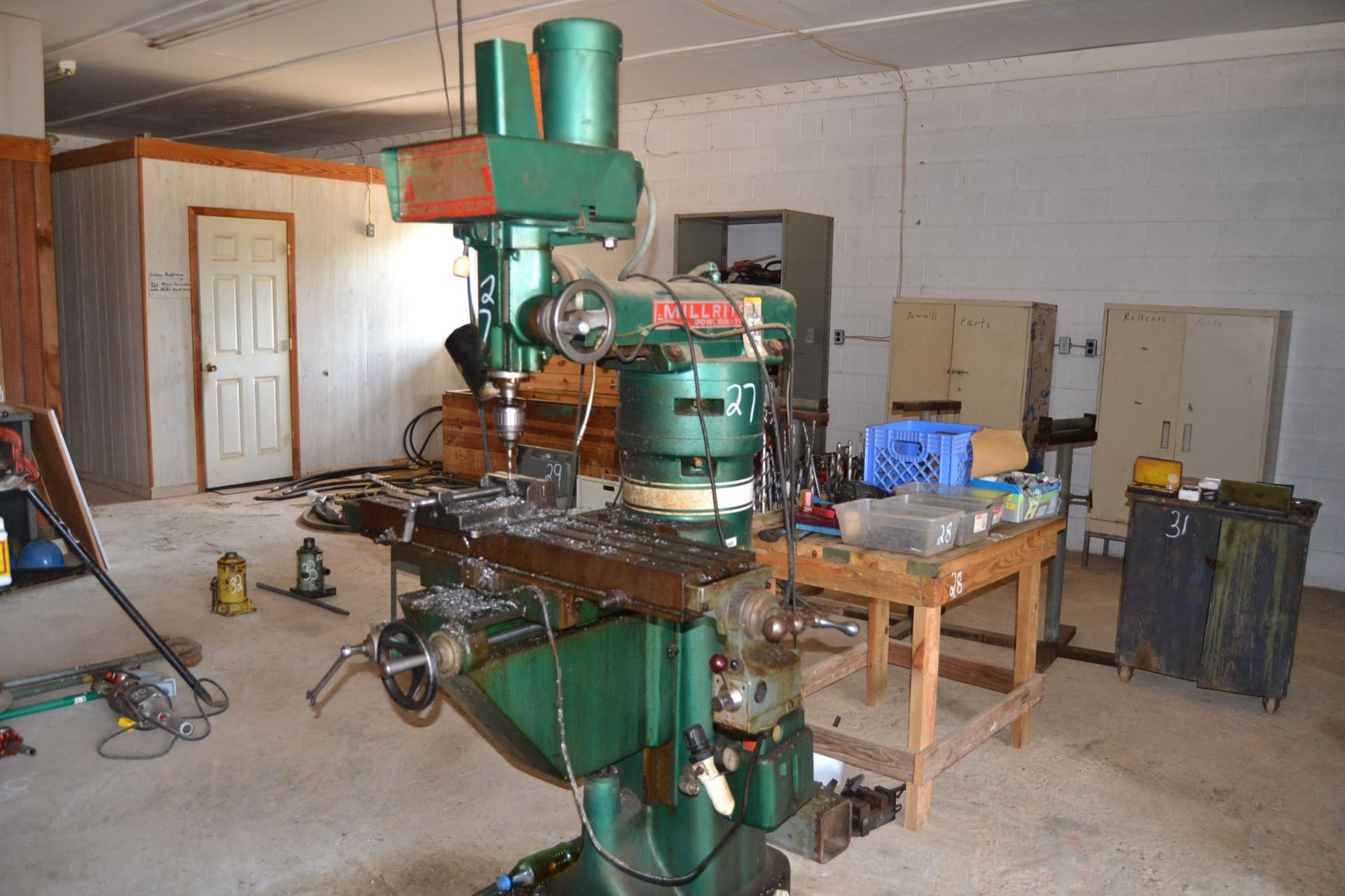 MILLRITE POWERMATIC MODEL MVN MILLING MACHINE - Image 2 of 2