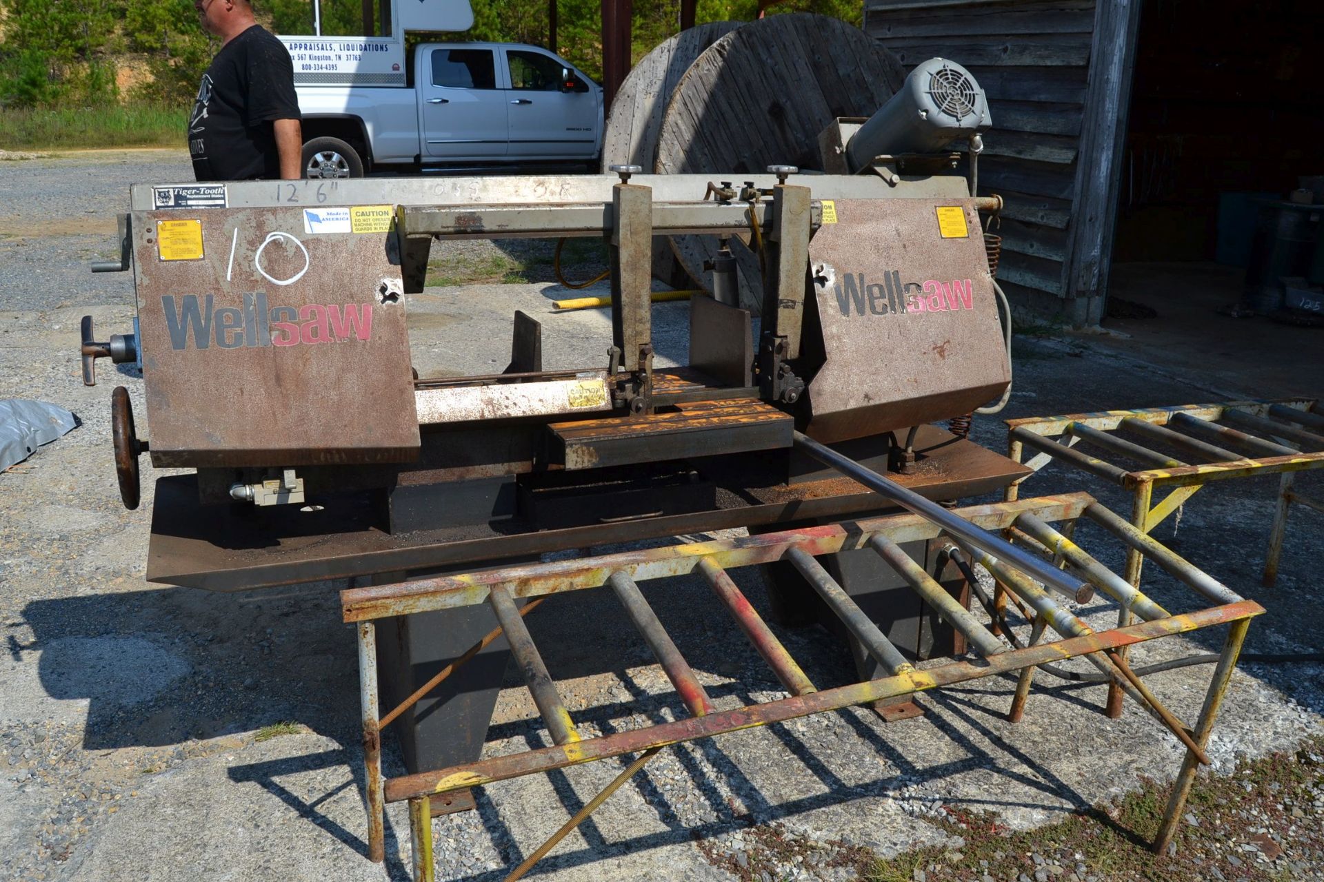 WELLSAW METAL CUTTING SAW W/BLADES - Image 2 of 2