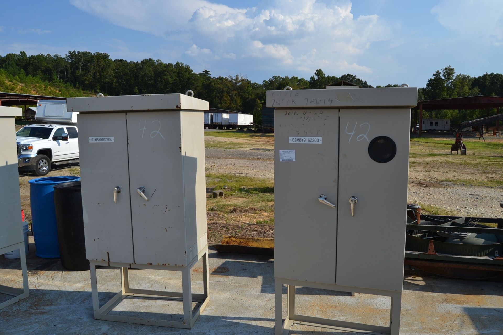 (2) STORAGE CABINETS