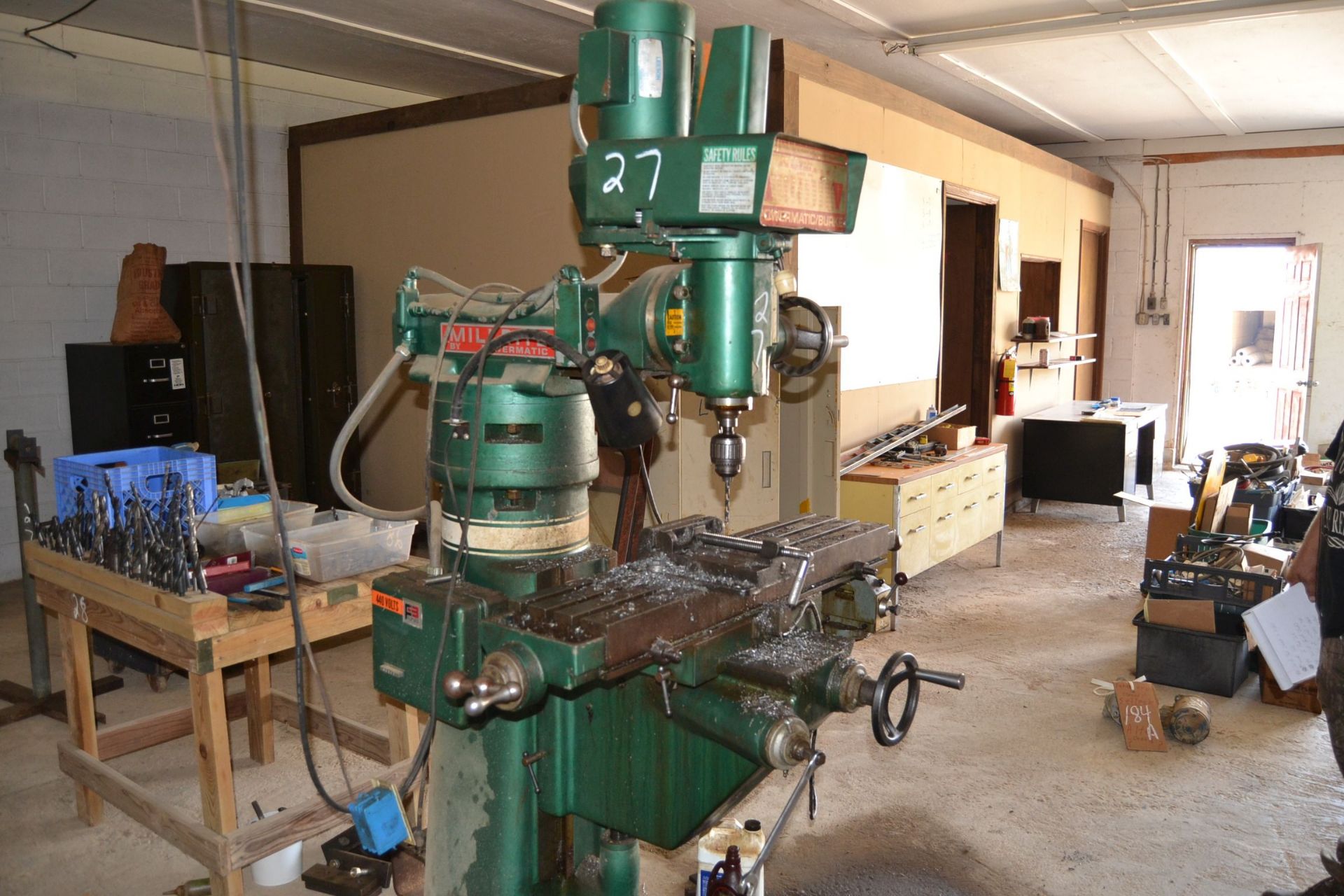 MILLRITE POWERMATIC MODEL MVN MILLING MACHINE