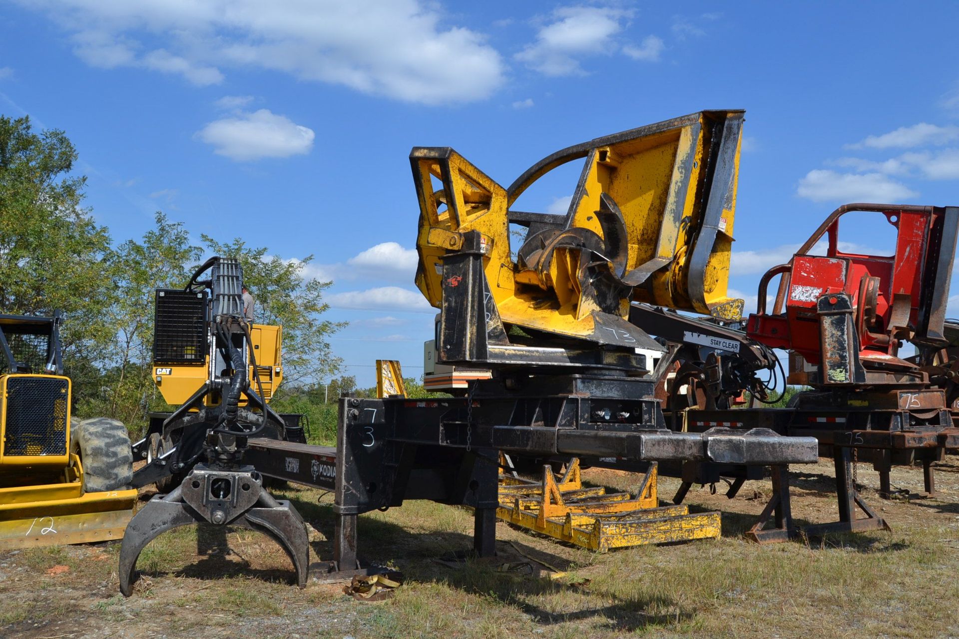 CAT 559C KNUCKLEBOOM LOADER W/ CONT GRAPPLE W/ JOY STICK CONTROLS W/ SAW PACKAGE HOOKUP W/ CSI ULTRA