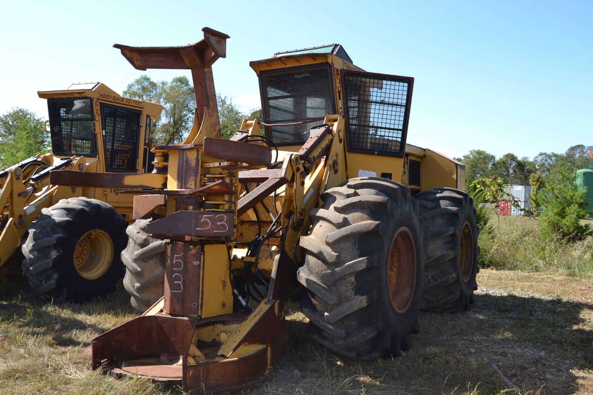 TIGERCAT 726 FELLER BUNCHER W/ KOEHRING SAW HEAD W/ HEAT & AIR CAB W/ 30.5X32 RUB SN#7260704