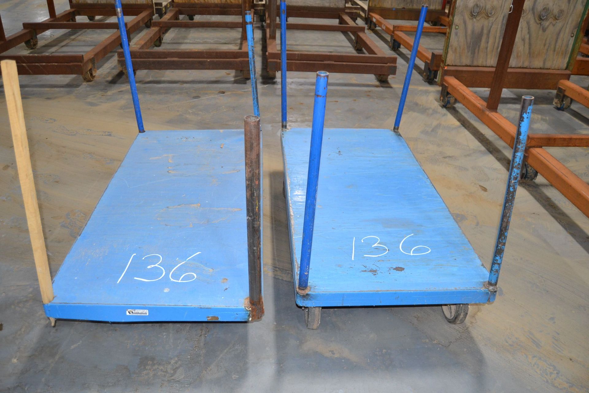 (3) MATERIAL CARTS