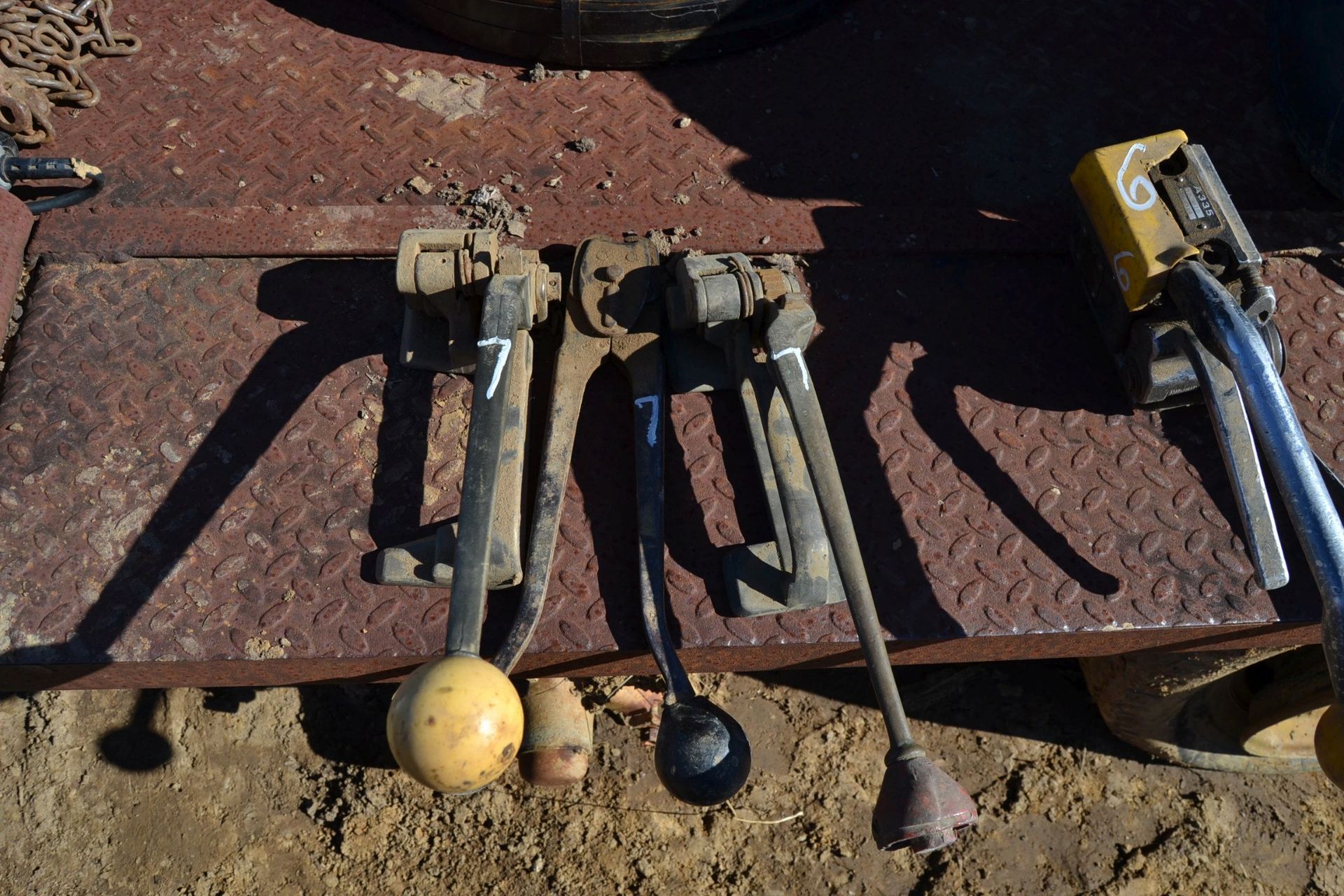 LOT OF BANDING TOOLS