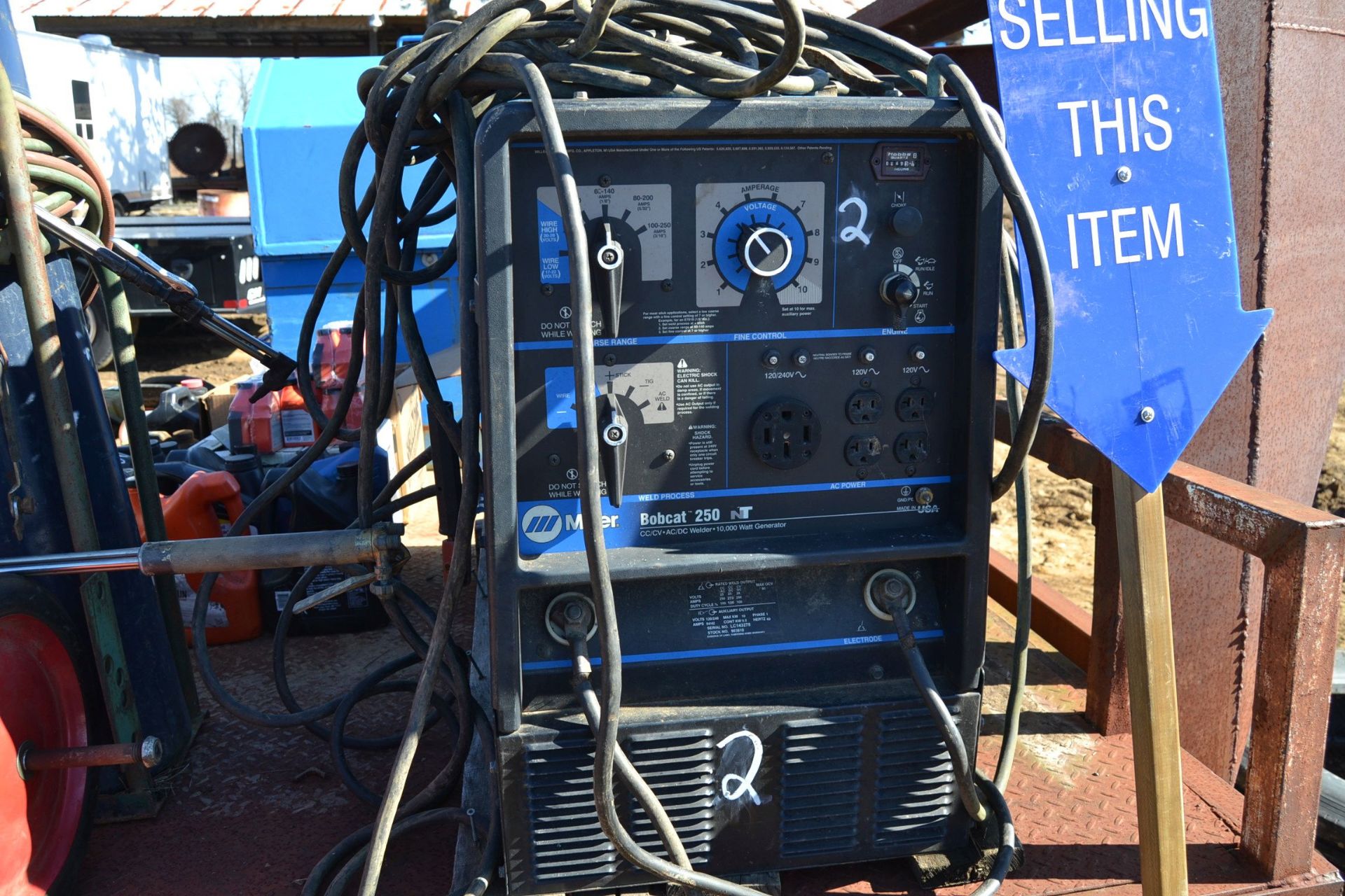 MILLER BOBCAT 250 PORTABLE WELDER W/ LEADS