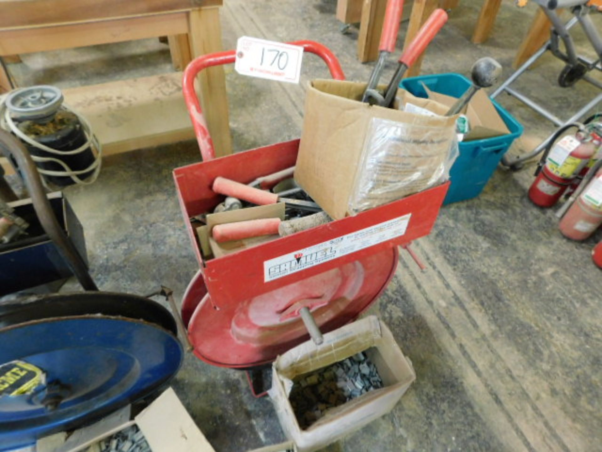 BANDING CART W/ BANDING TOOLS