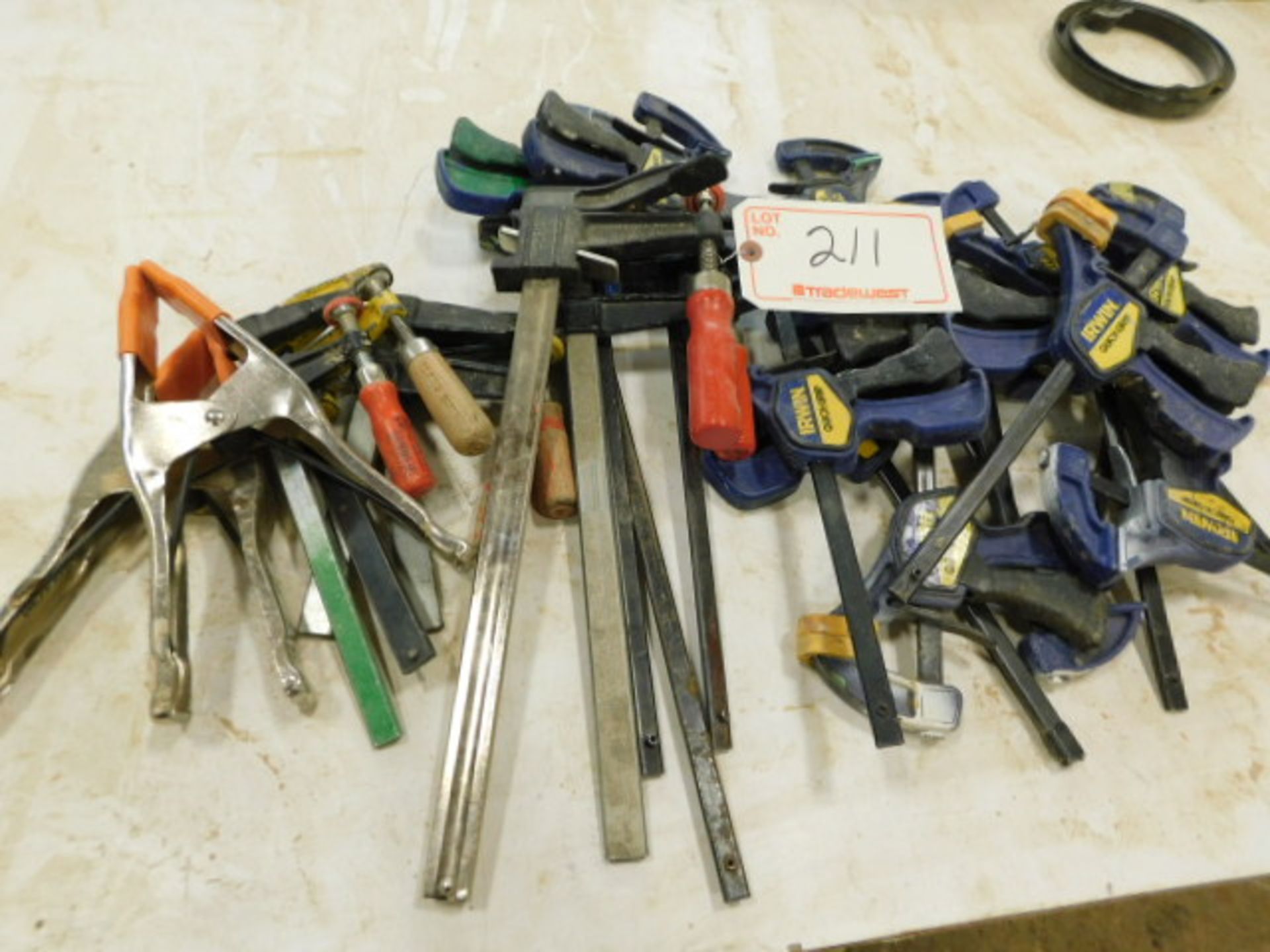 LOT OF ASST IRWIN CLAMPS