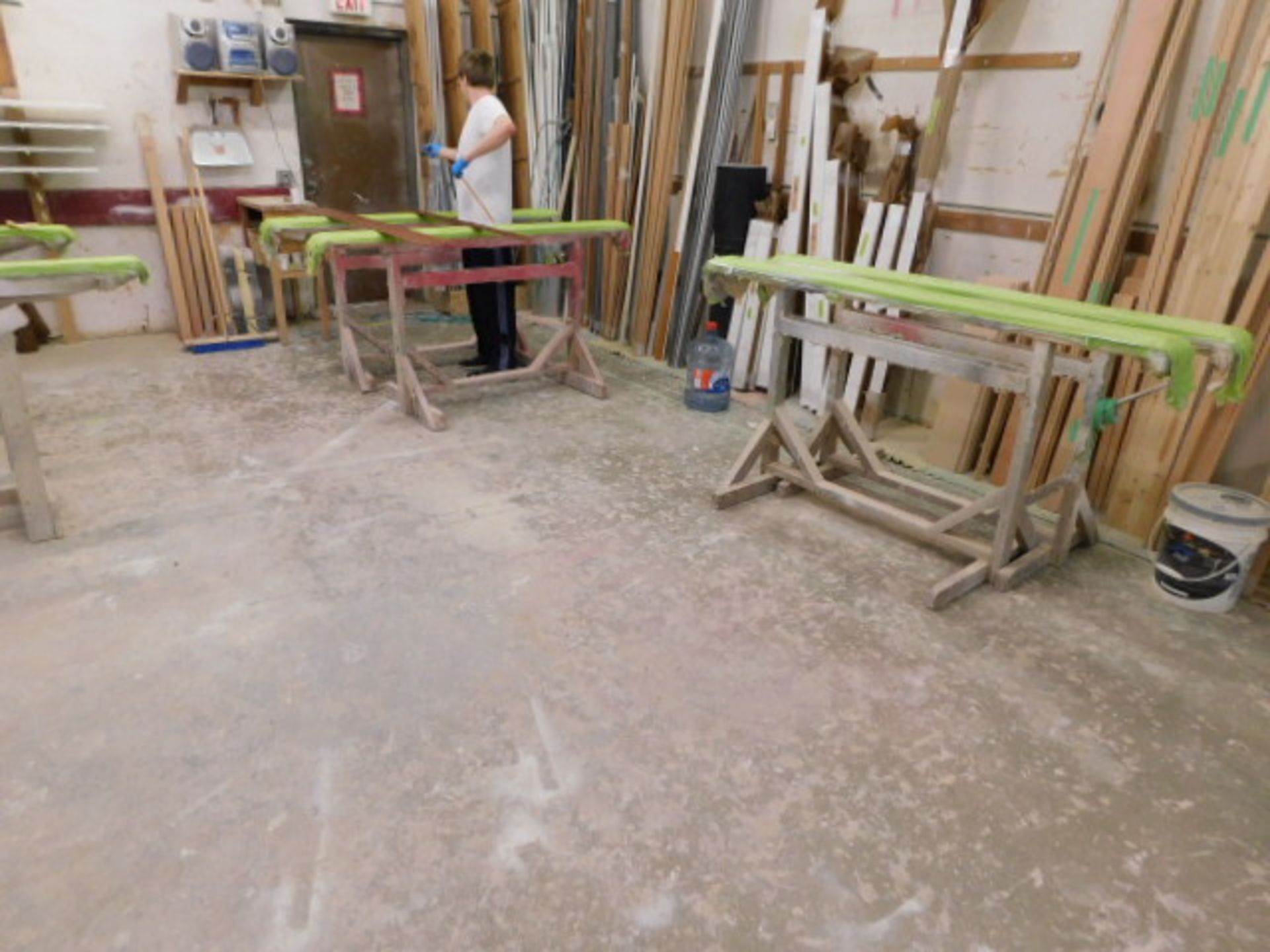 (3) SETS OF SAWHORSES